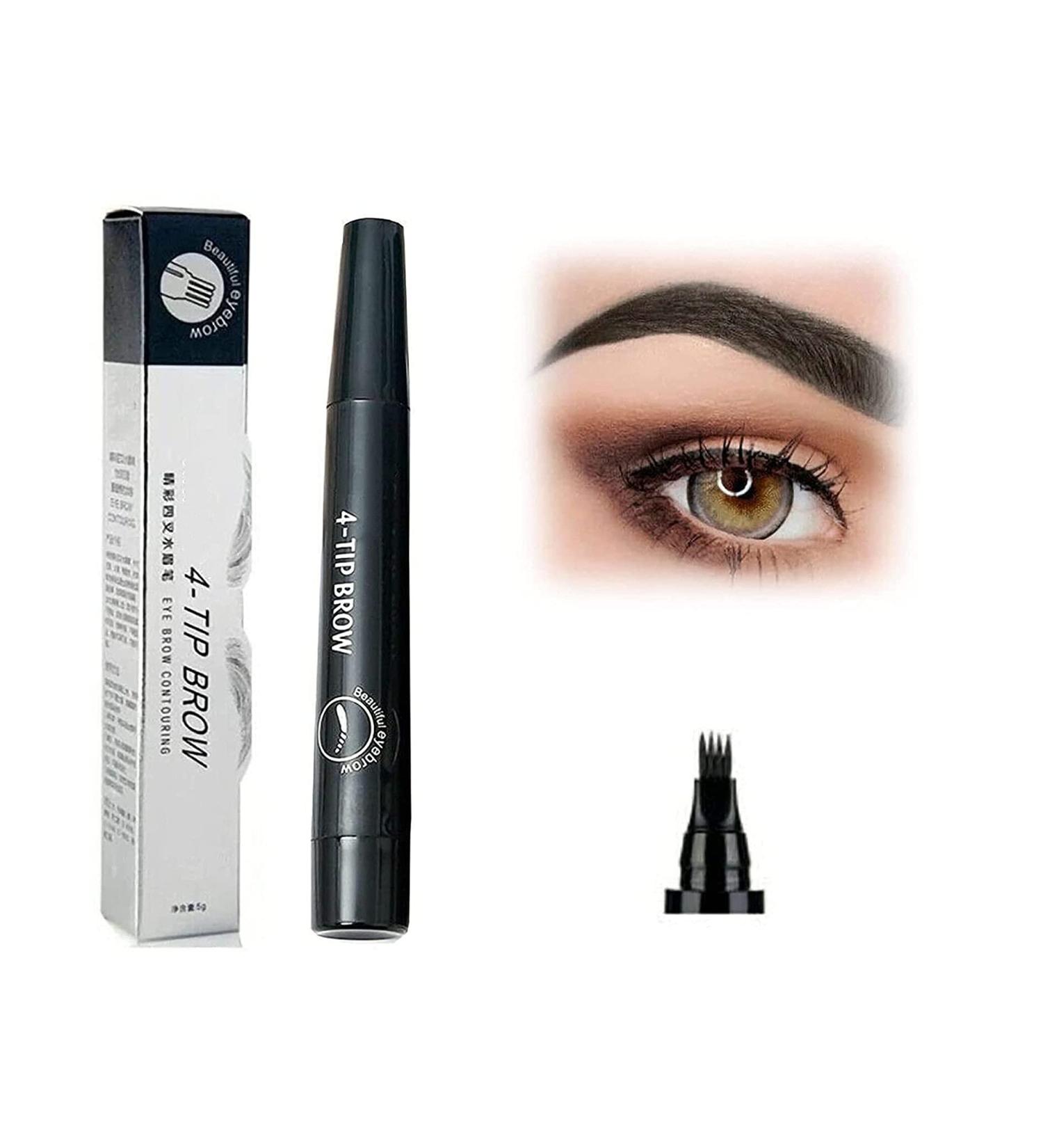 Multi-Used Waterproof Eyebrow Beard Filling Pen Kit for Man Woman Long Lasting Easily Create Natural Eyebrow Makeup - Buy Online on GoSupps.com