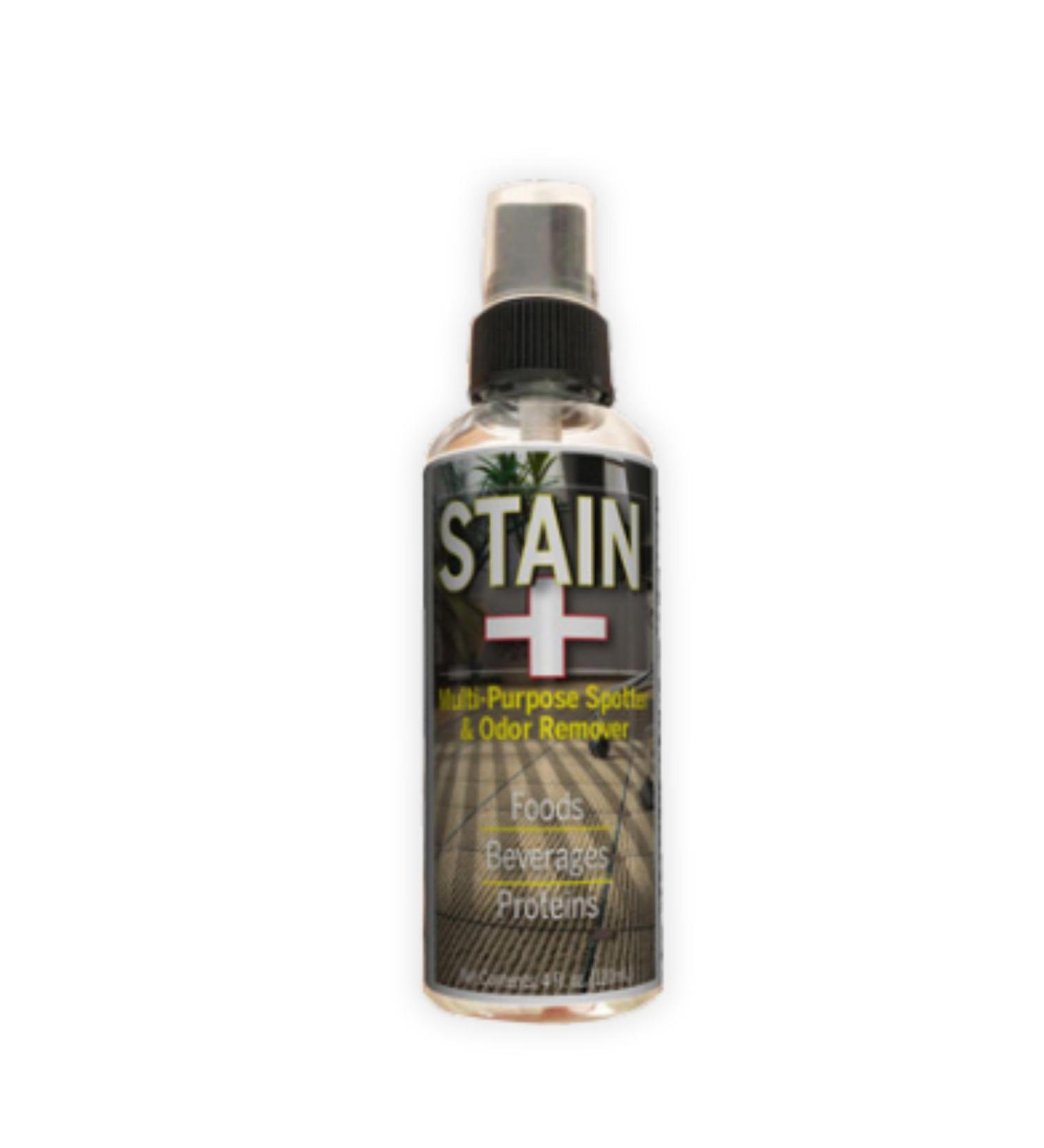 URINE FREE - Stain Plus 4 Oz / 118 ml - Eliminates Stains & Odors - Contains a Fragrance - Multipurpose Spotter & Odor Remover - Works On All Surfaces & Fabrics - Restaurants Home Pack of 1 - Buy Online on GoSupps.com