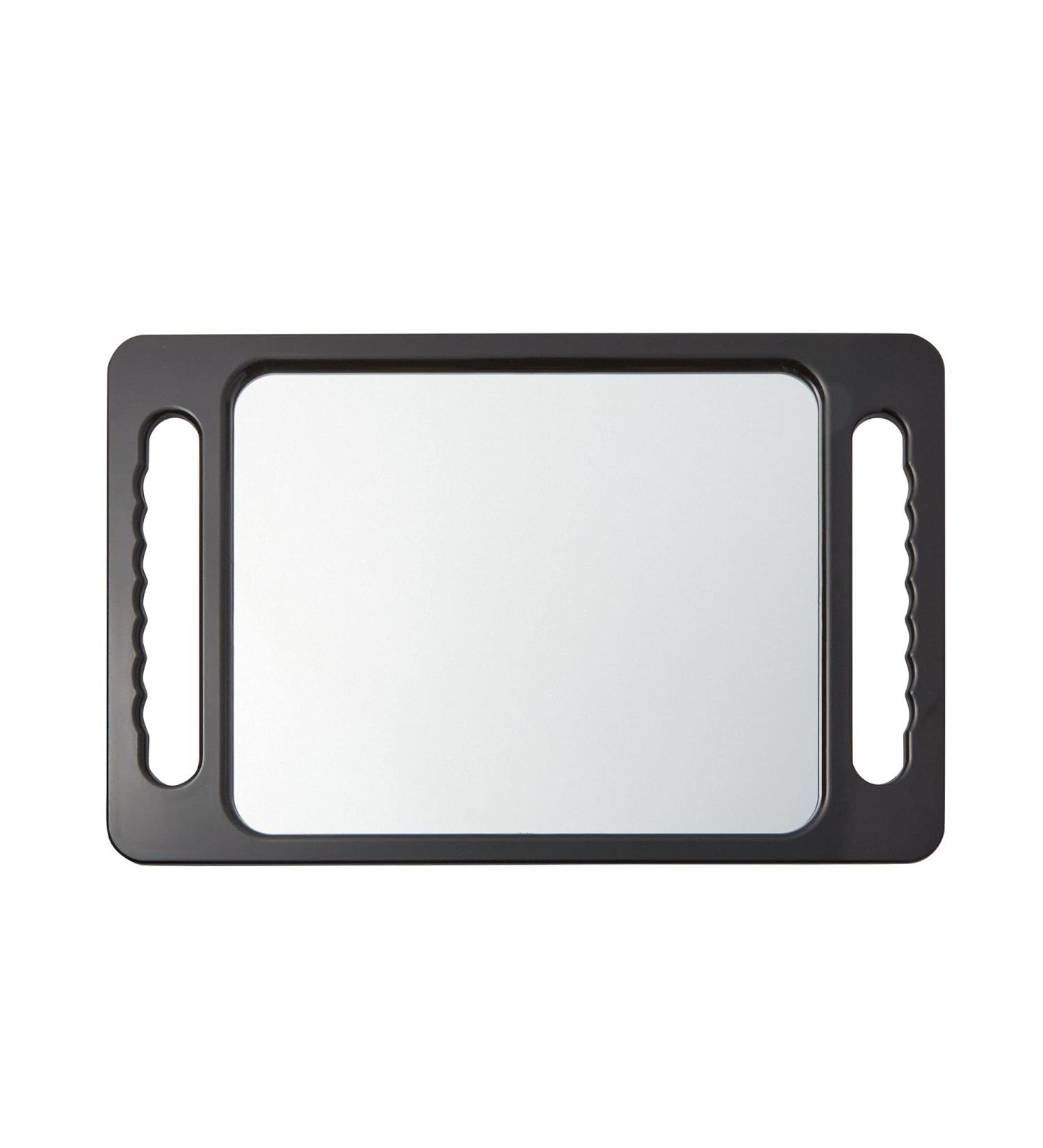 Okuna Outpost Handheld Mirror for Salons/Barbershops, Double Handles, Black, 16x10 - Buy Online on GoSupps.com