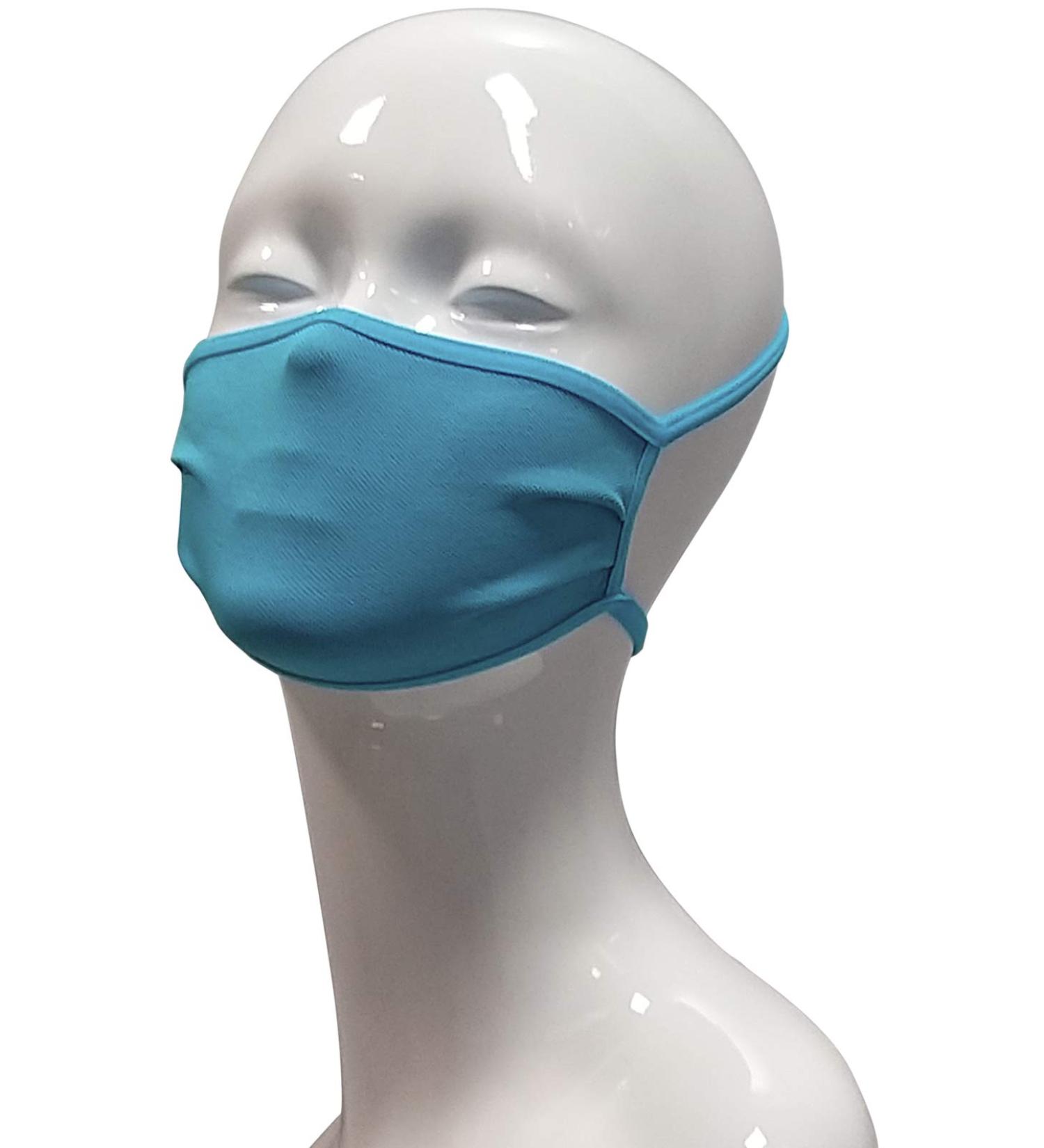 SENSI' Protective Masks PROTECTIVE CHILDREN Bacteriostatic Water-repellent WASHABLE Made in Italy - PACK OF 4 MASKS 4 Light Blue