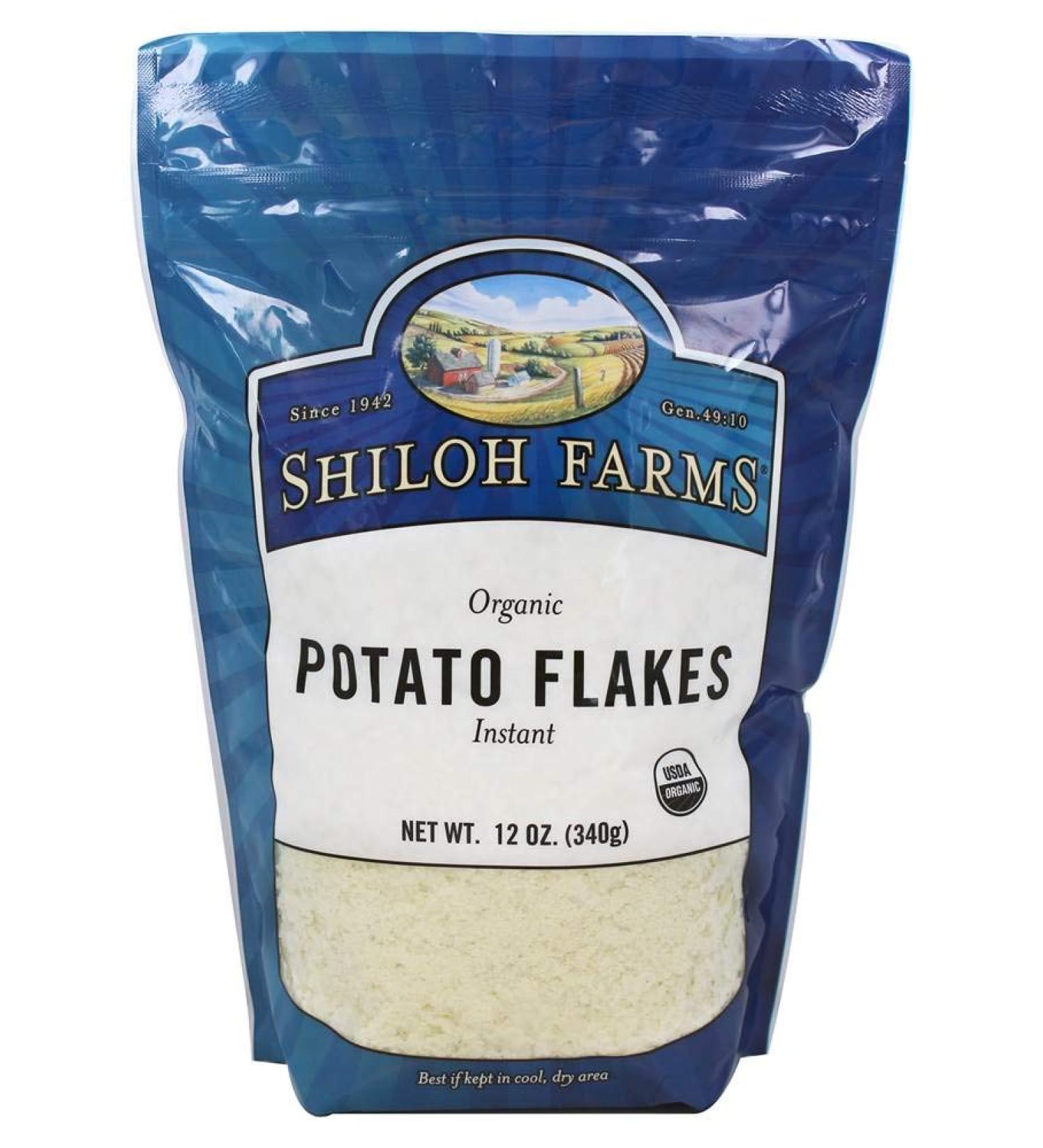 Shiloh Farms Organic Potato Flakes Instant - 12 oz | Premium Quality - Buy Online on GoSupps.com