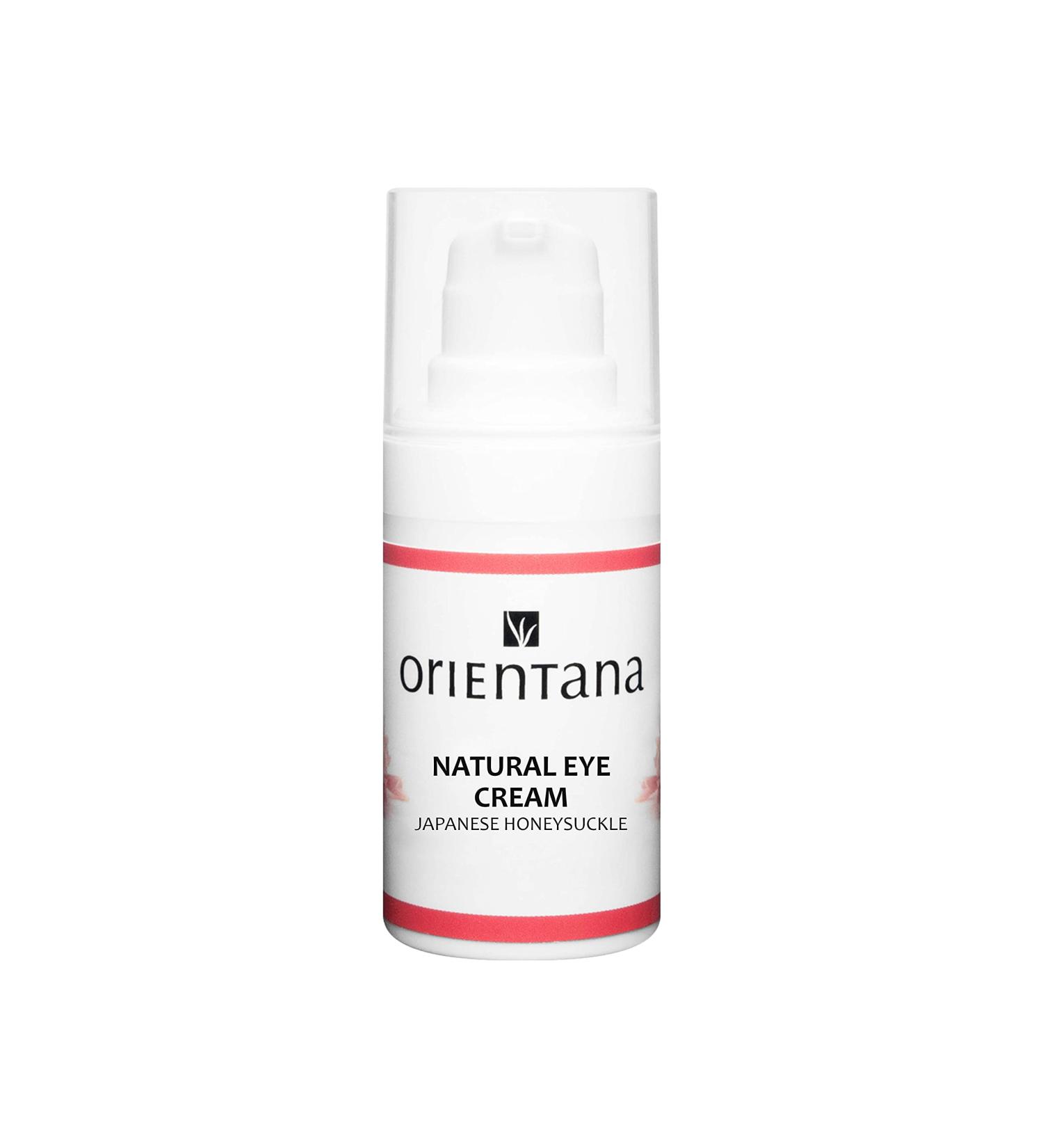 Vegan Natural Eye Cream - Orientana | Anti-Dark Circles Wrinkles & Puffiness | Japanese Hinge & Hyaluronic Acid | Eye Care for Women - 15 ml - Buy Online on GoSupps.com