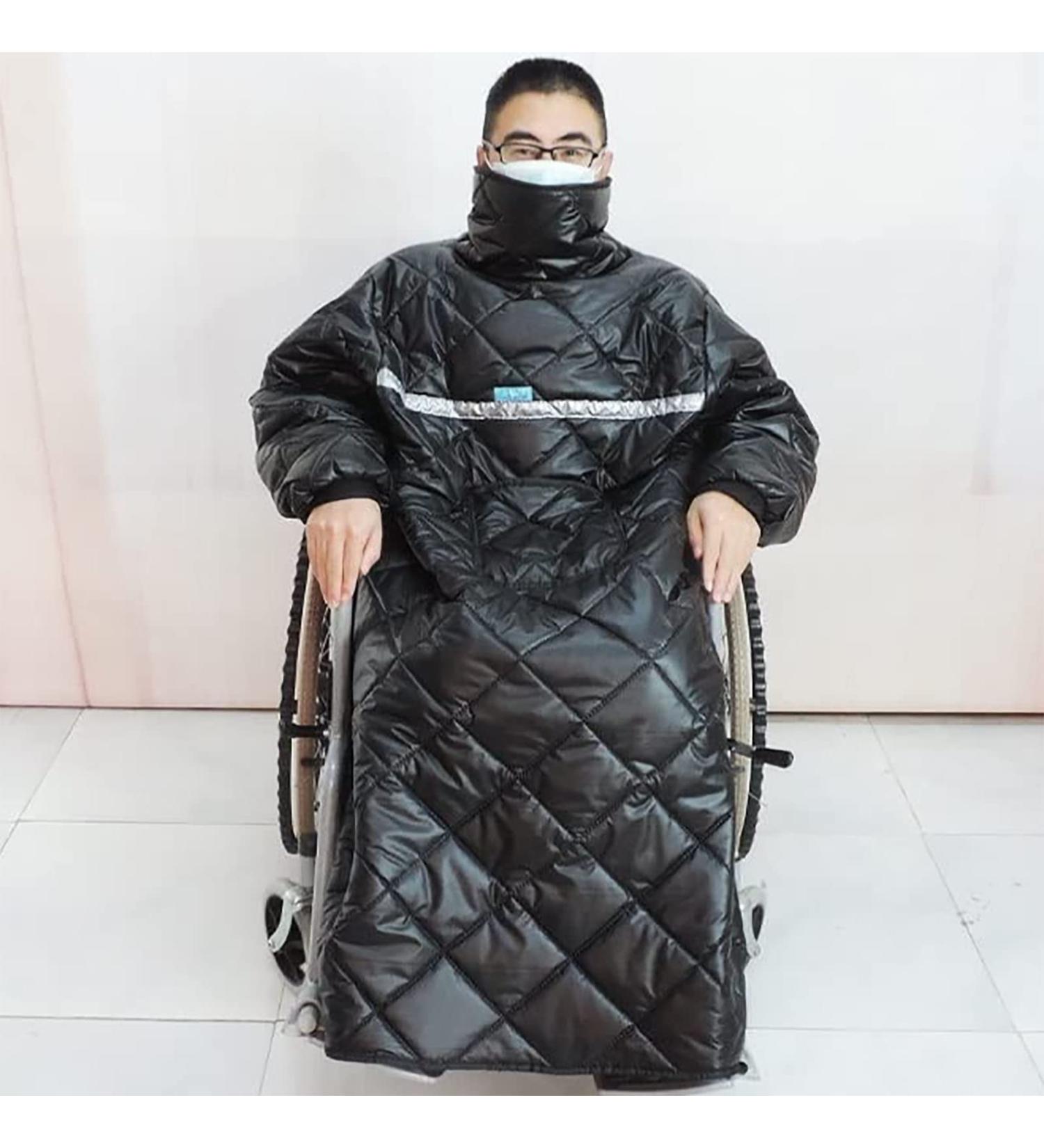 Wheelchair Warmer Cover Blanket Waterproof Windproof Full Body Warm Blanket Comfortable Wheelchair Cover with Sleeves for Any - Buy Online on GoSupps.com