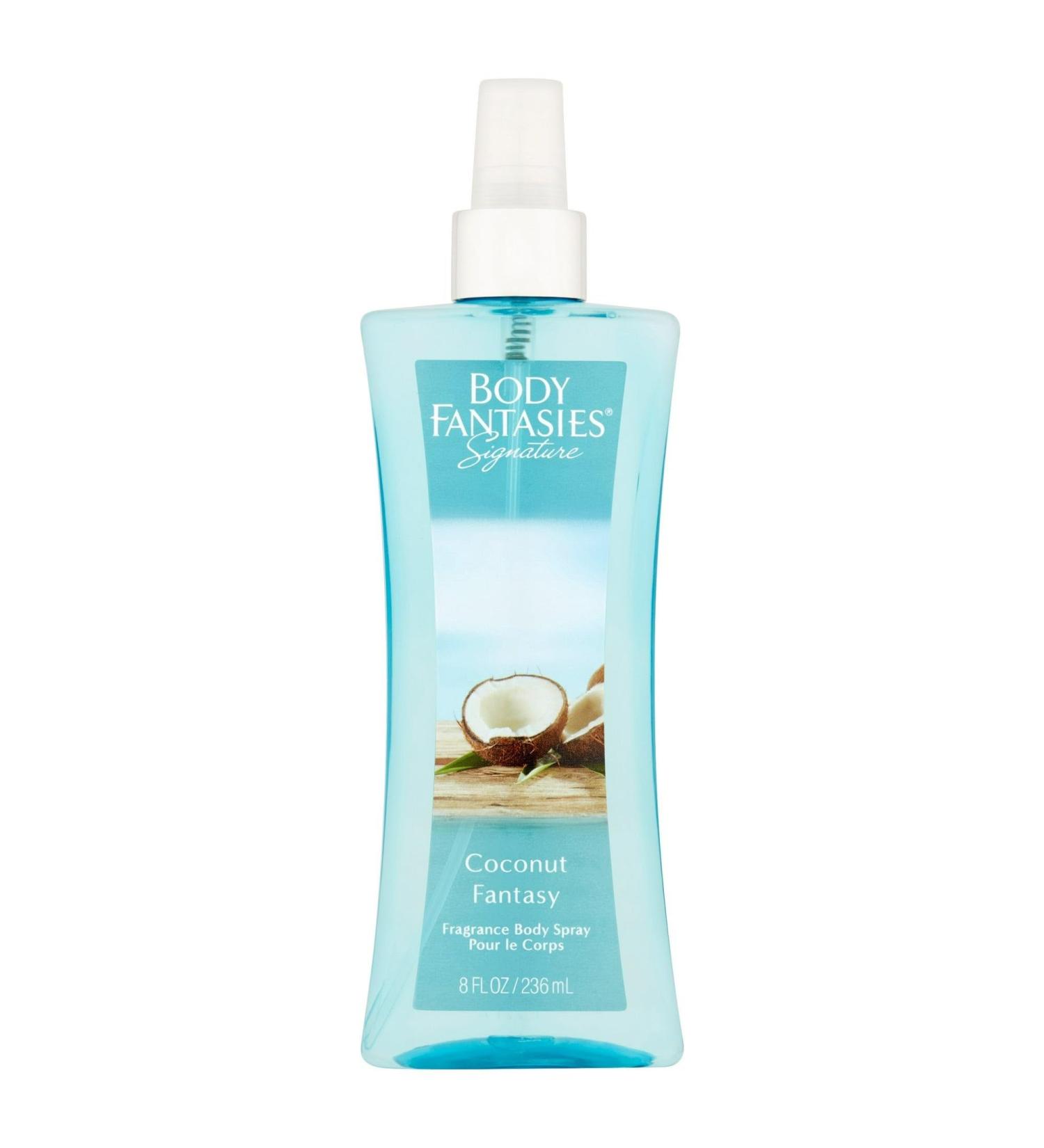Body Fantasies Signature Coconut Fantasy by Parfums De Coeur Body Spray 8 oz for Women - Buy Online on GoSupps.com