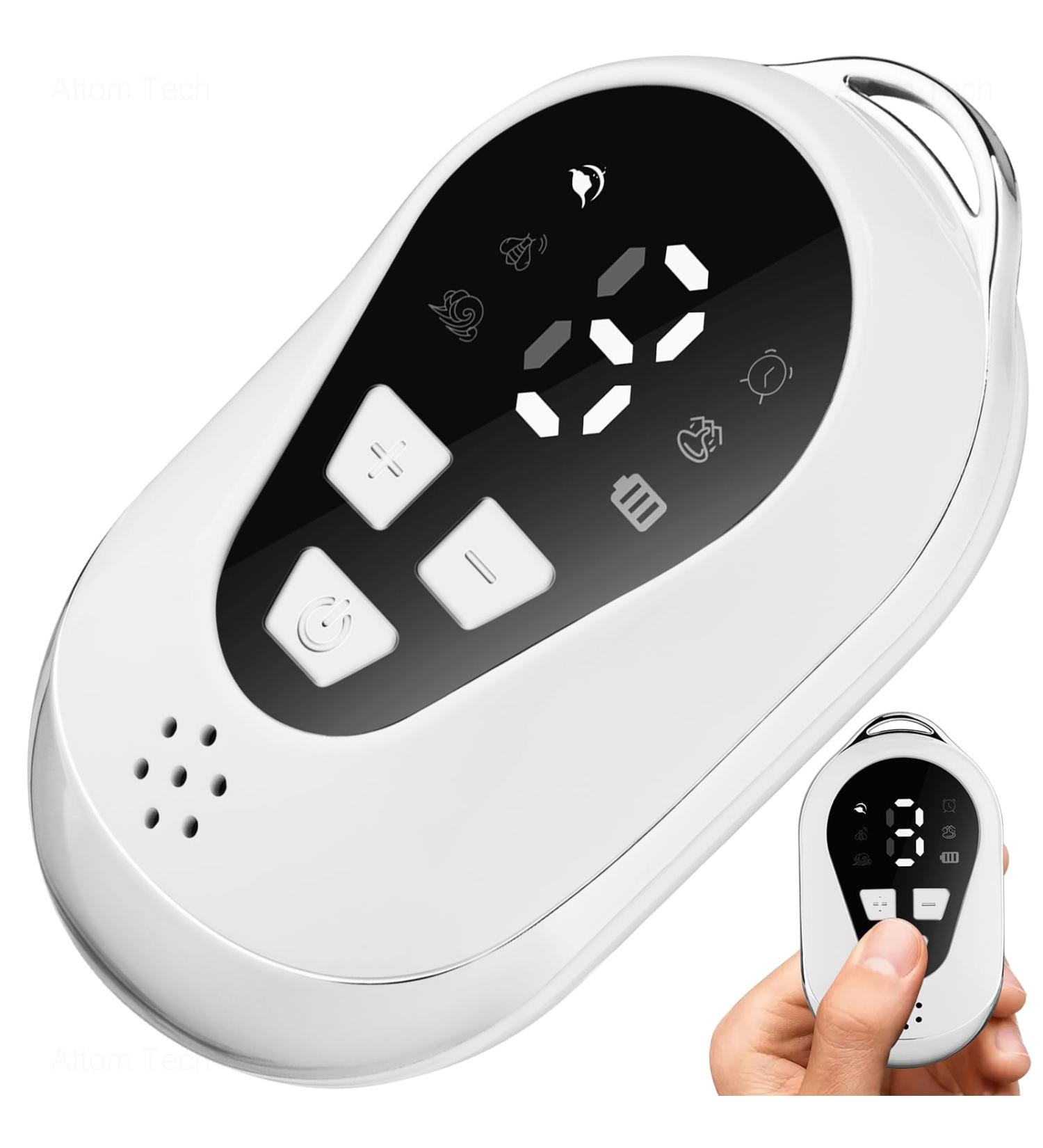 Tomorotec Handheld Sleep Aid Device - Stress Relief & Mind Relaxation | 4 Soothing Sounds 9 Intensity Levels | Portable Sleep Enhancer for Sports & Relaxation (White - Buy Online on GoSupps.com