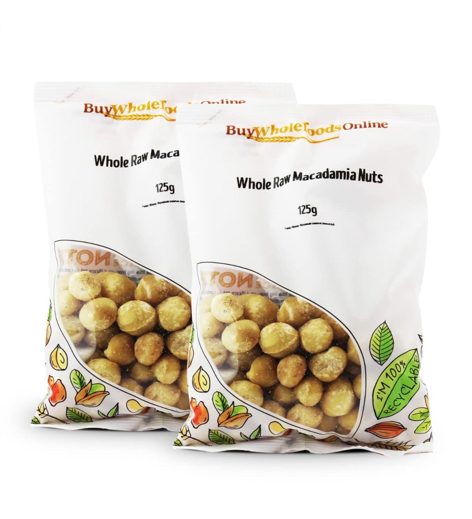 Whole Raw Macadamia Nuts 250g (BWFO)