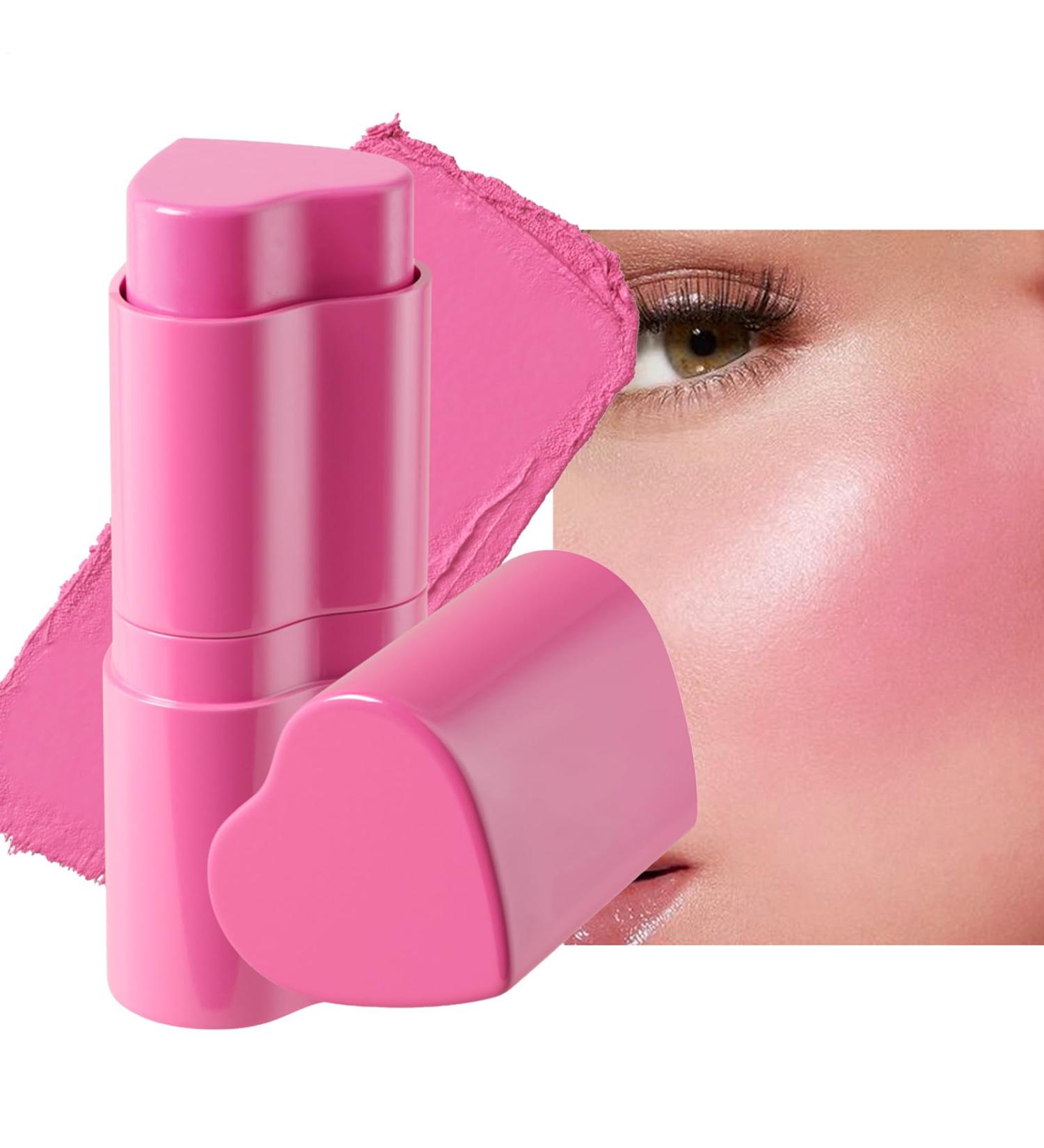  G n rique Cheek Blush Heart-Shaped Cheek Contour | High-Pigment 2-in-1 Cream Blush | For Women For Girls For Travel For Face Natural Beauty Makeup For Eyes For Lips - Buy Online on GoSupps.com