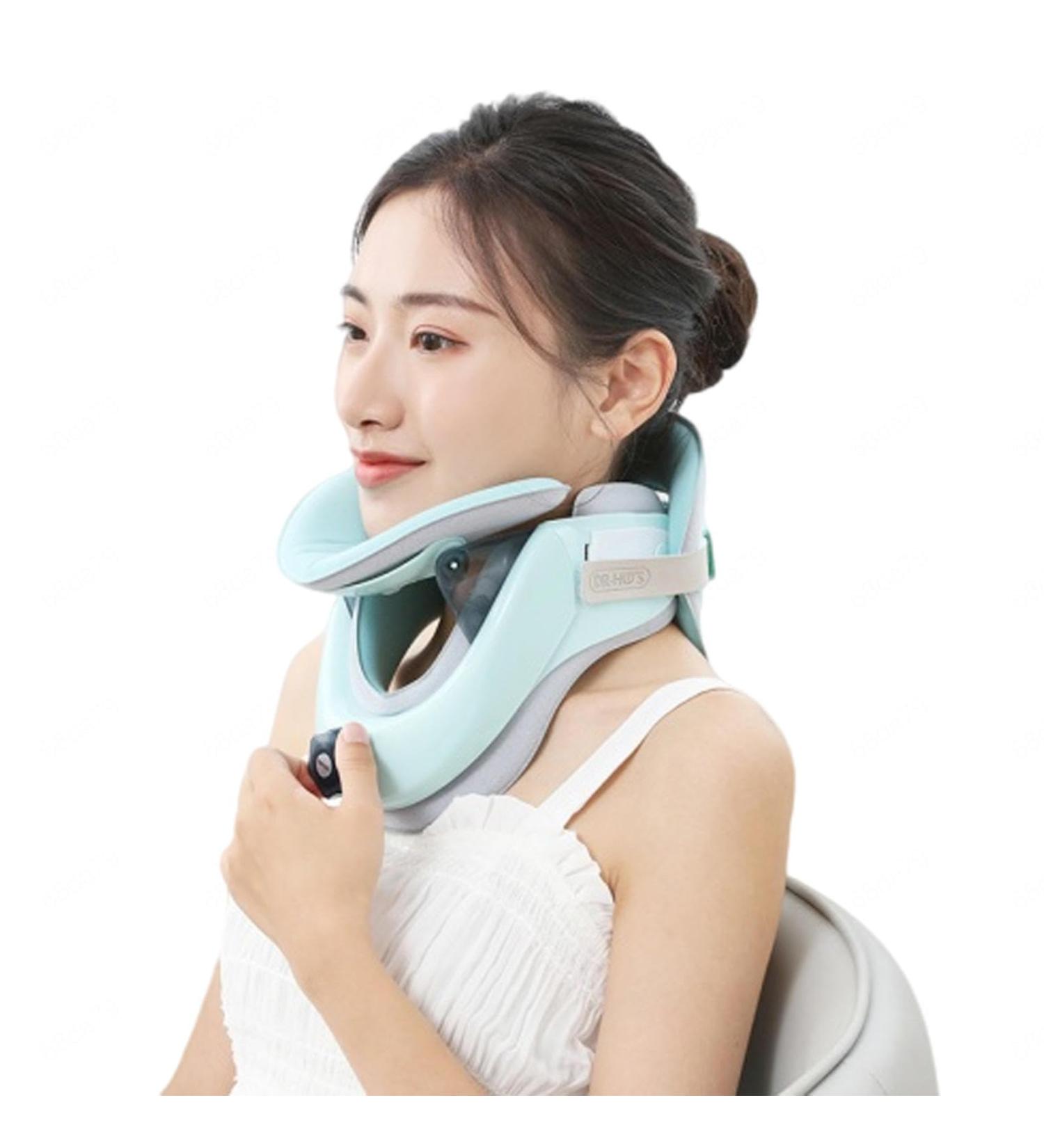 VideCor Neck Traction Device - Adjustable Air Pump for Neck Pain Relief & Relaxation - Home Use - Buy Online on GoSupps.com