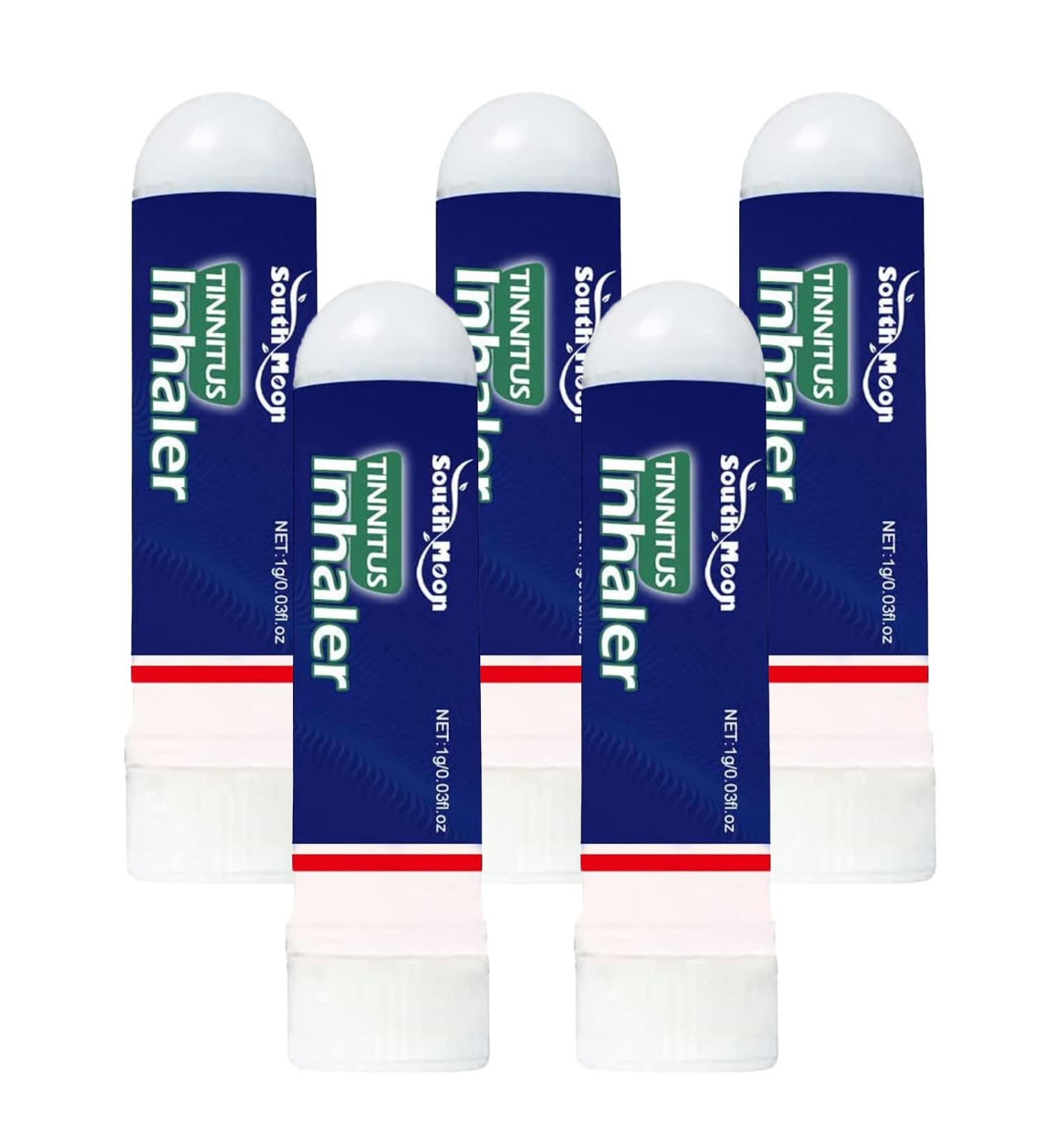 5 Pcs Instant Tinnitus Relief Nasal Inhaler for Ringing Ears Device Nasal Inhaler for Quick Relief from Blocked Nose