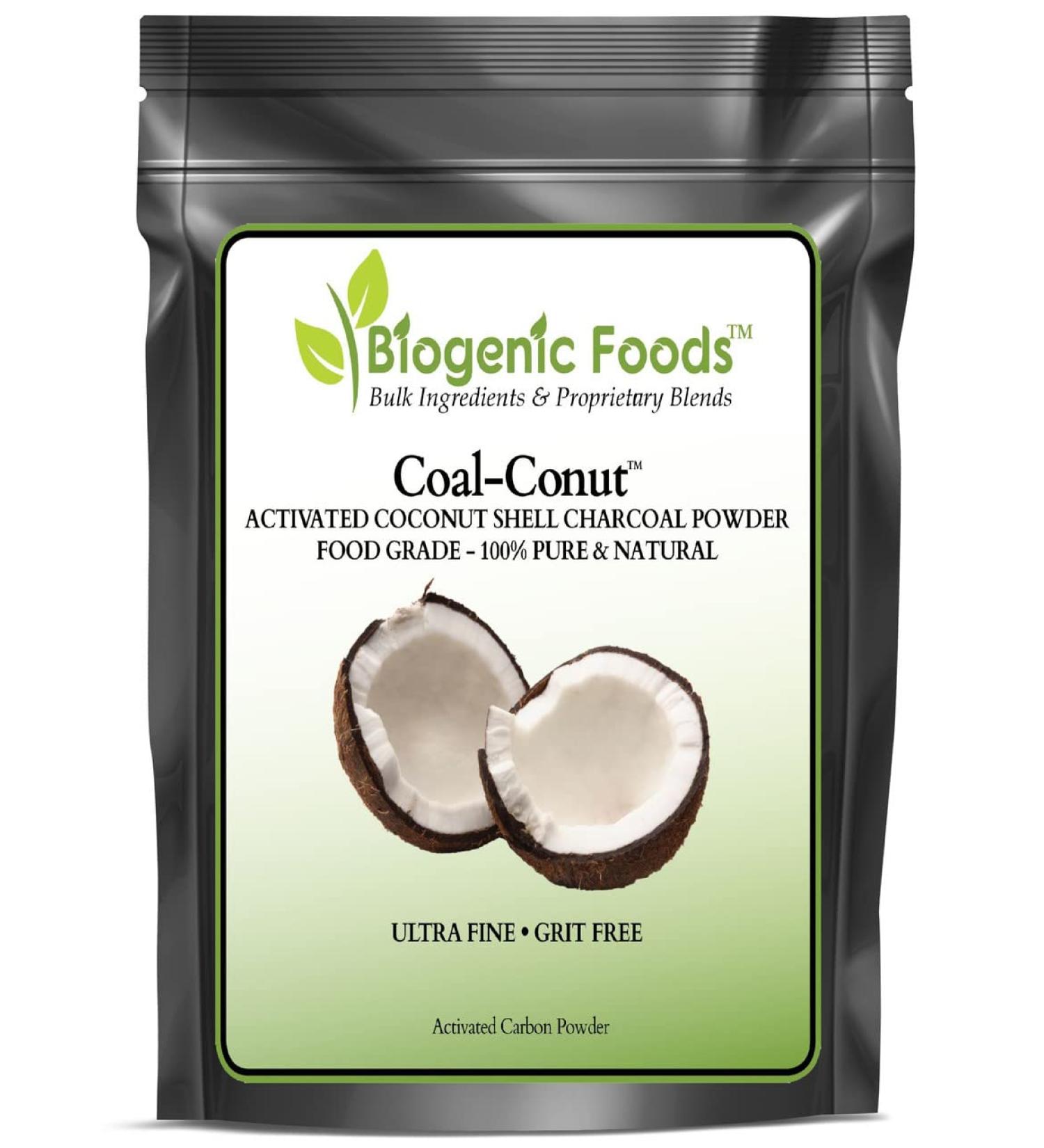 Coal-Conut - Activated Coconut Shell Charcoal Fine Husk Food Grade Powder (Ultra-Fine) - Organic Use Approved