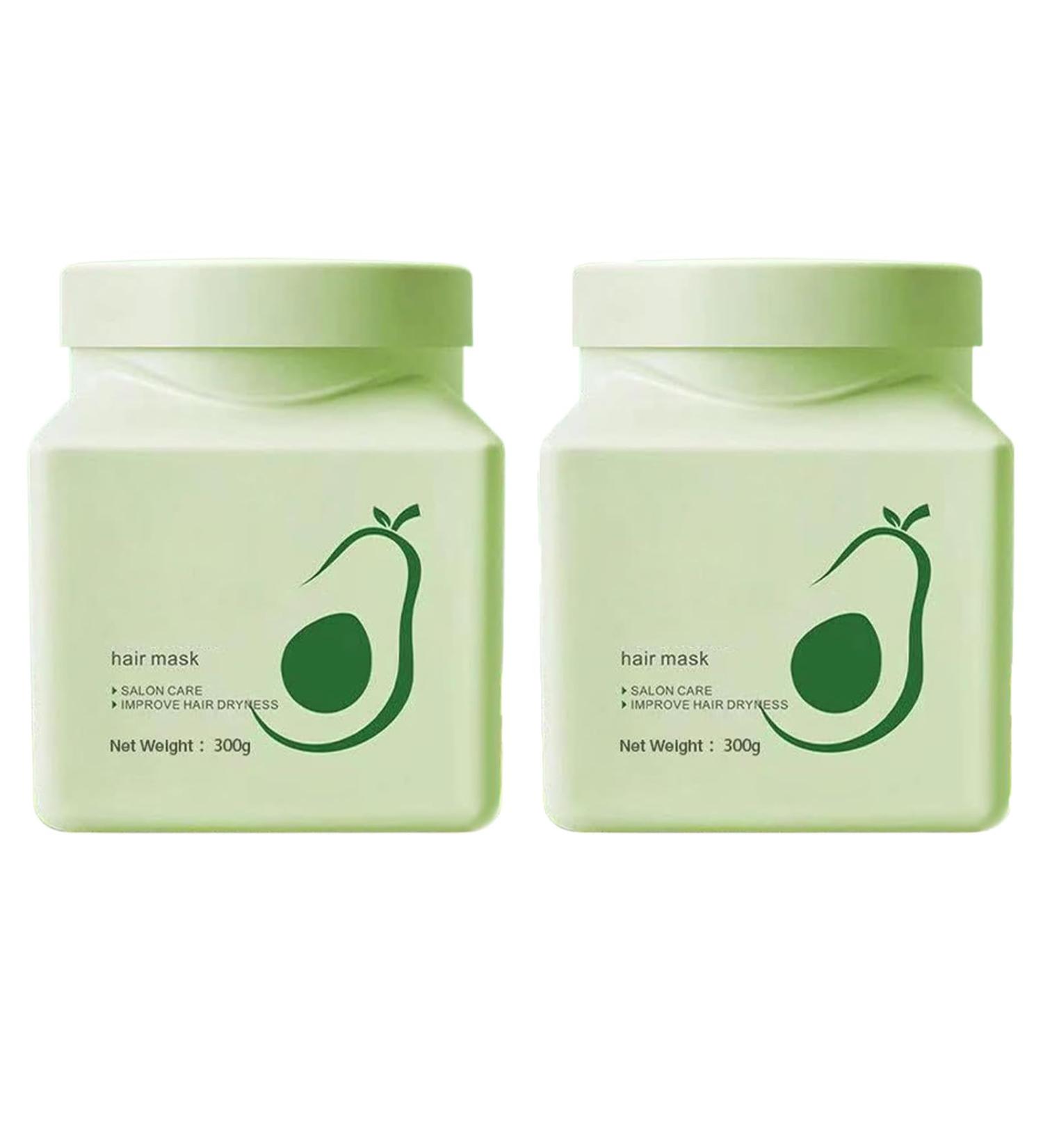 Traitements intensifs en avocat Masque capillaire conditionnement en profondeur Masque capillaire l'huile d'avocat masque d'humidit des poils r paration de poils endommag s masque (2pcs) - Buy Online on GoSupps.com