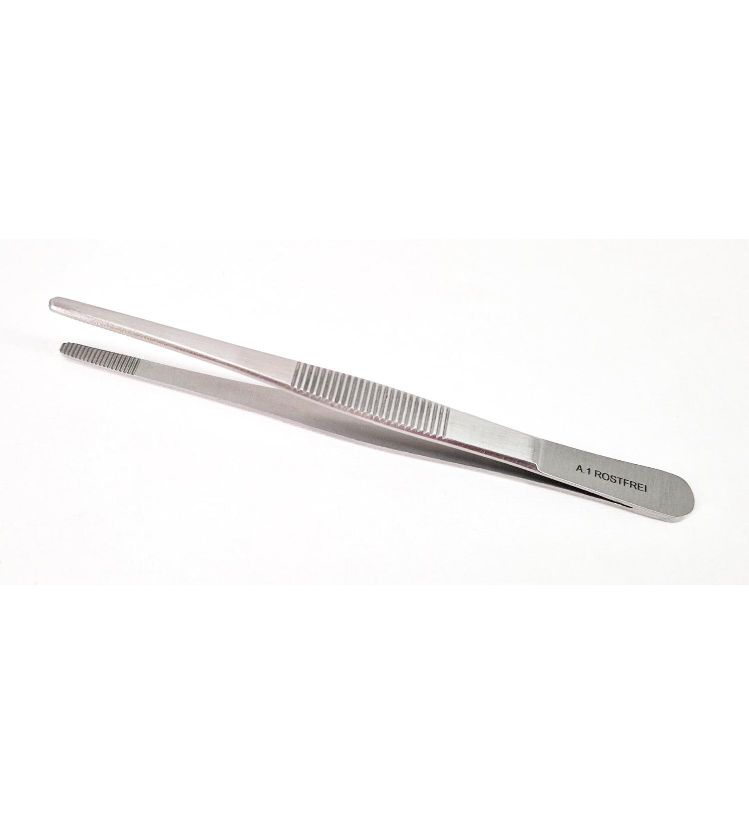 Fuckette Stumpf Variant 13 cm - Medical tweezers - Kitchen tweezers - grill tweezers - grill tongue - fine tongs - Food tweezers - Technical tweezers - Model construction - Electrician tweezers