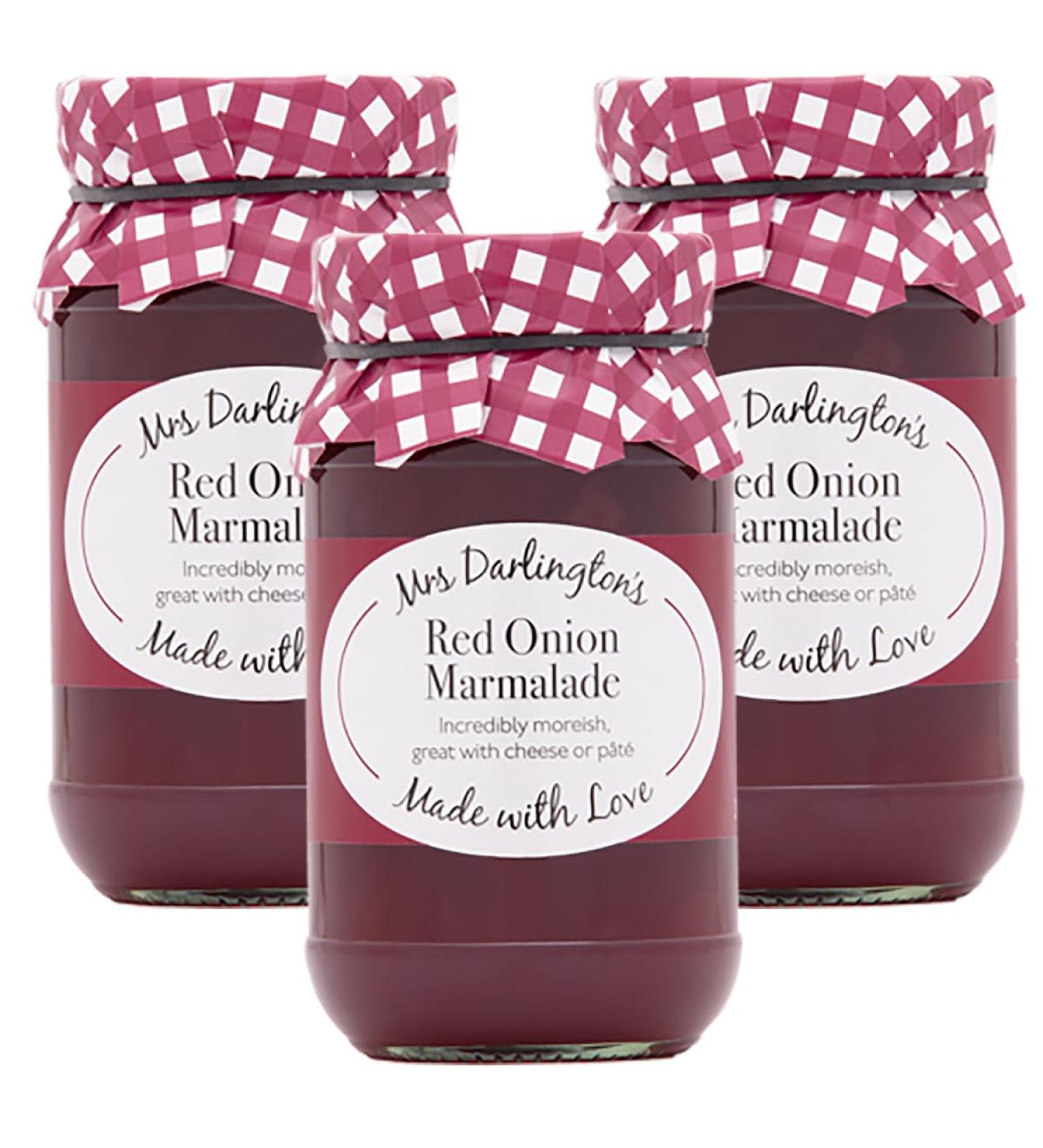 Mrs Darlington's Red Onion Marmalade - 312g - Pack of 3