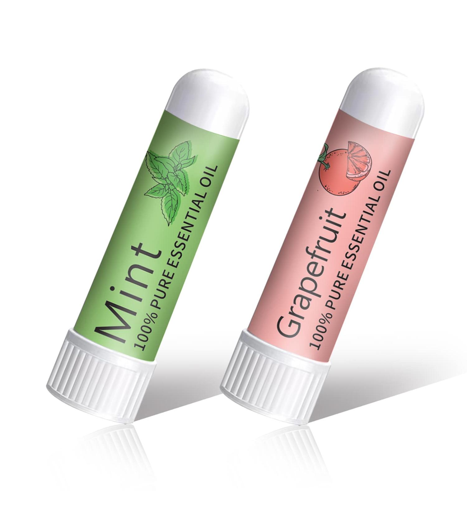 Hion Nausea Relief Inhaler - Grapefruit & Mint | 100% Natural Essential Oils - Buy Online on GoSupps.com