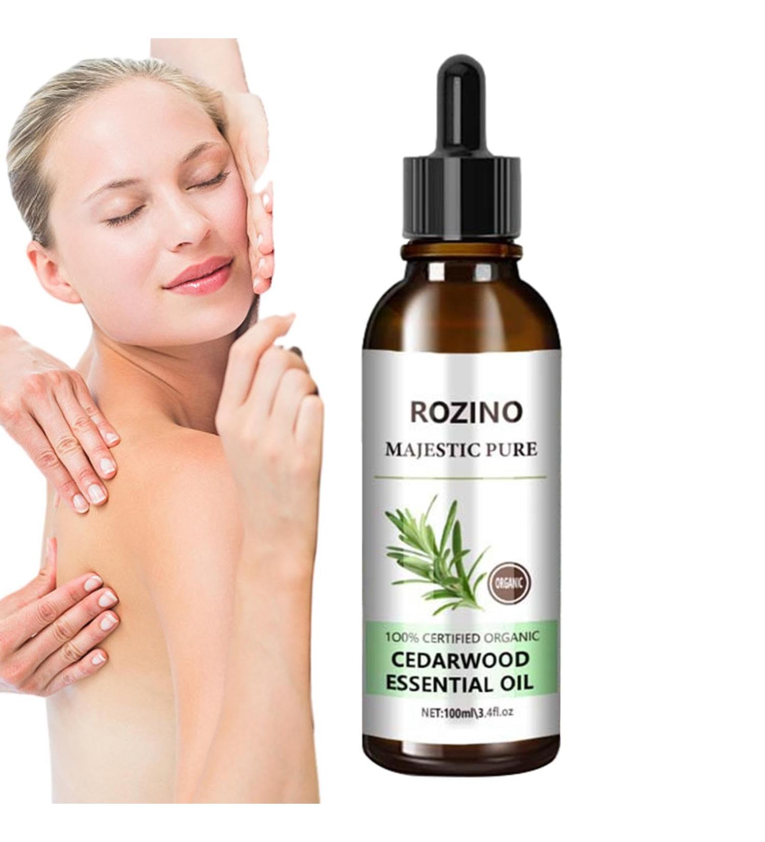 Buy Essential Cedar Oil - 100ml Moisturizing Body Massage Oil | Natural Nourishing Care for Sensitive & Dry Skin - Buy Online on GoSupps.com