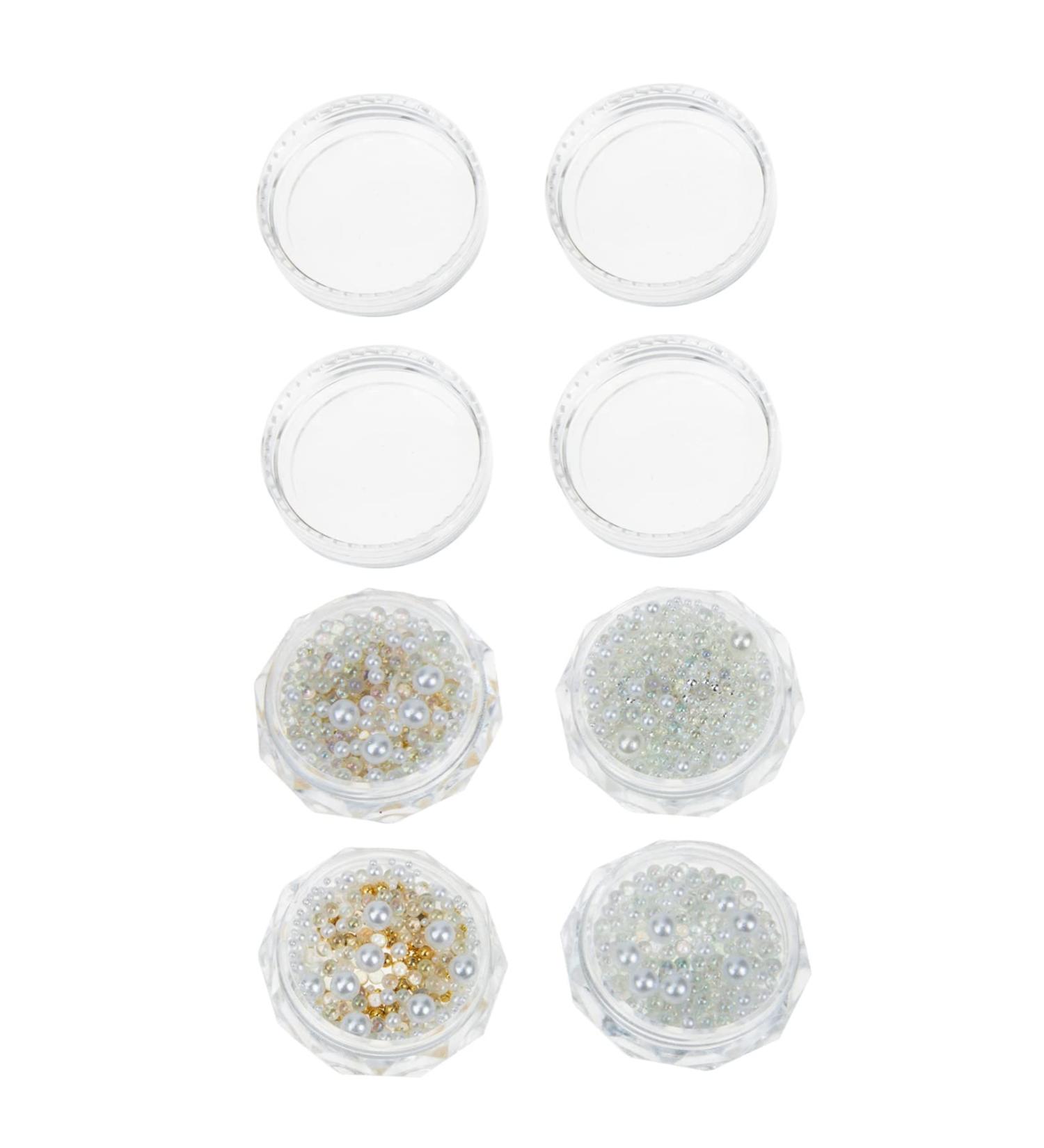 minkissy 12 Boxes Floral Decor Peal for Diy Crafts Making Pearl Buttons Flowers Decor Pearls Nail Gems Nail Supply White Silk Ribbon White Flat Pearl Nail Art Resin Ballet Shoes Nonporous - Buy Online on GoSupps.com