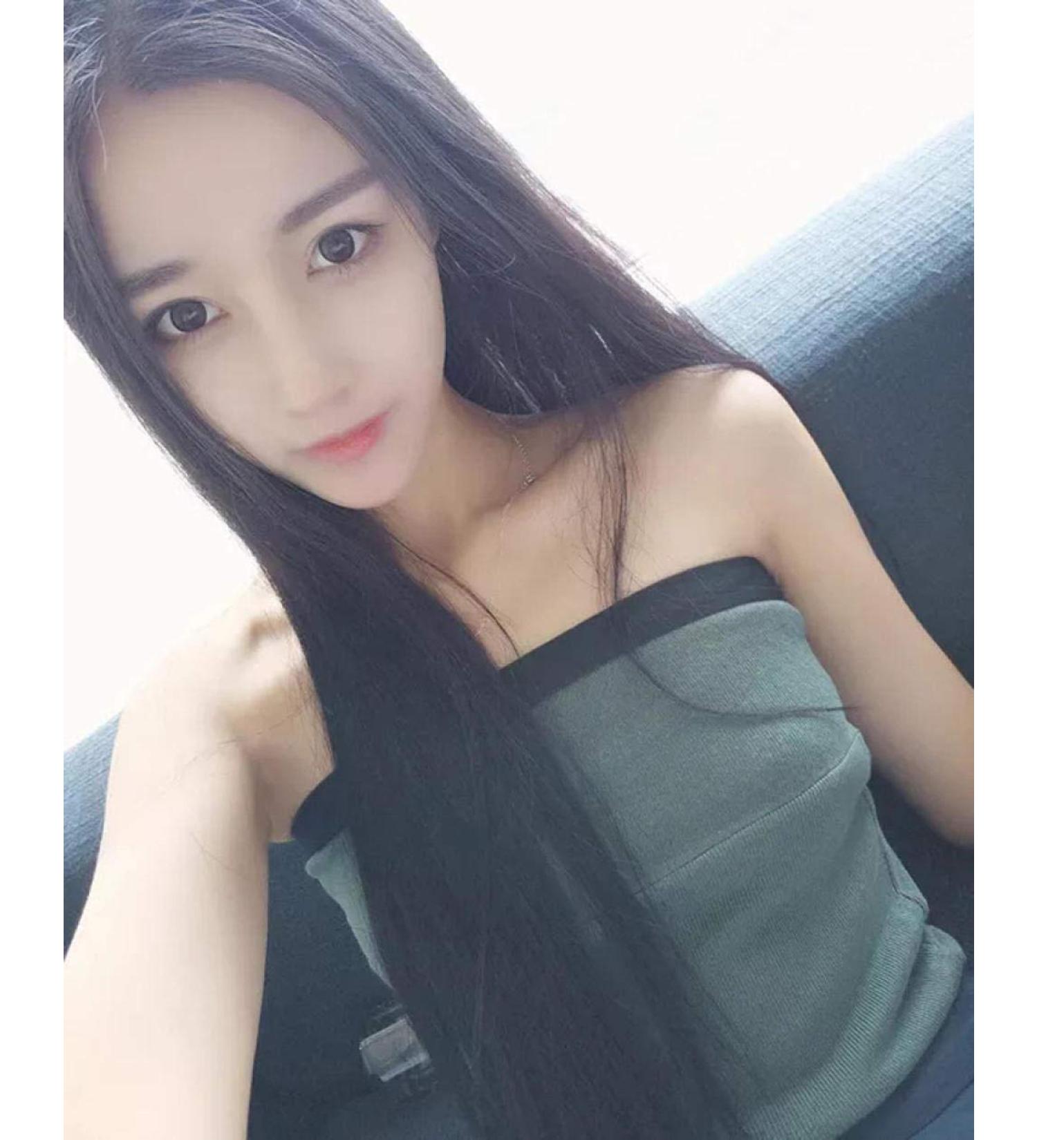 Buy Long Straight Black Wig with Bangs | Women's Headgear | Dark Brown & Light Pink Options | Fast International Shipping - Buy Online on GoSupps.com