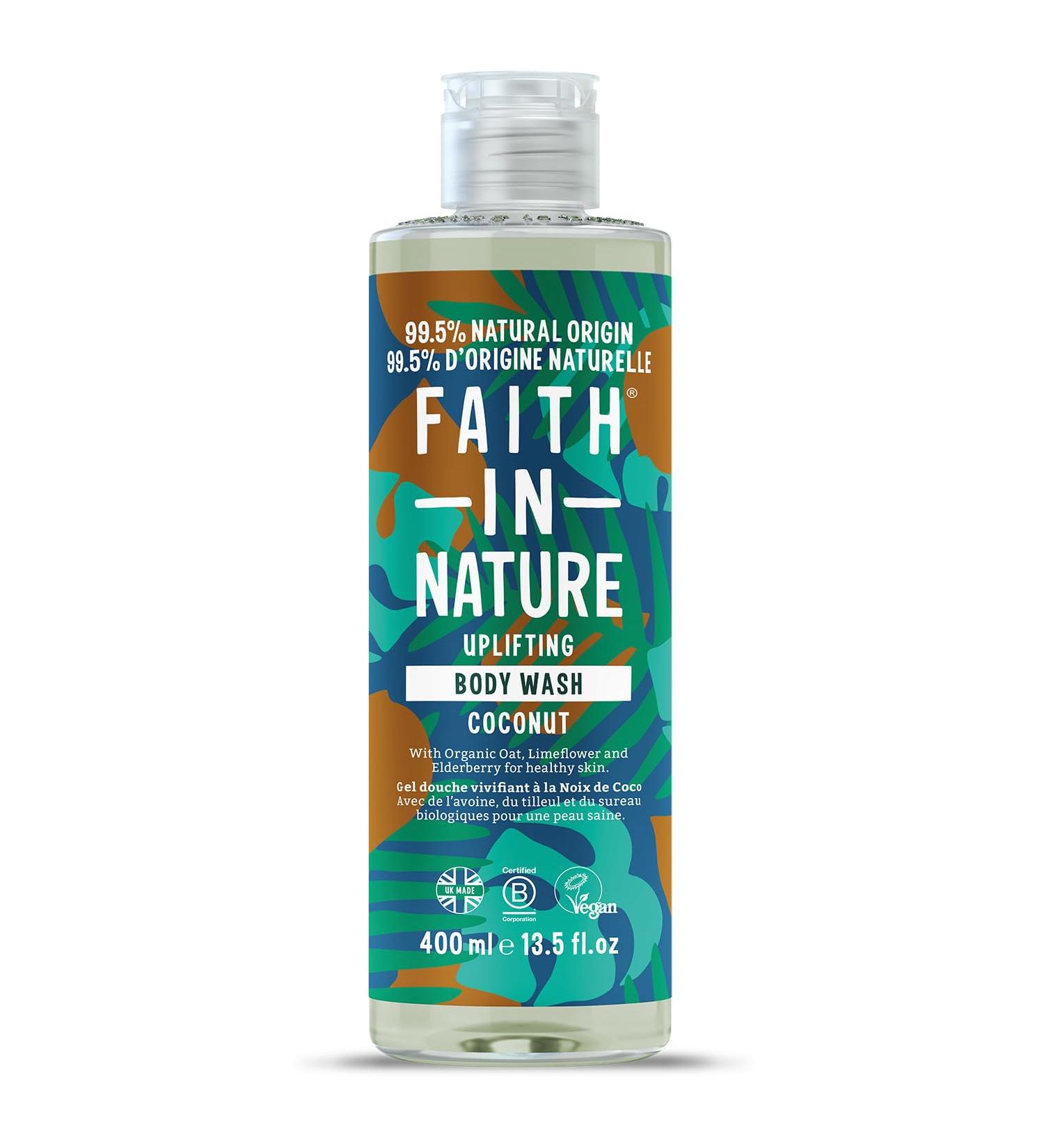 FAITH IN NATURE Faith in Nature Natural Coconut Shower Bath Moisturizing Vegan & Animal Free SLS & Paraben Free 400ml