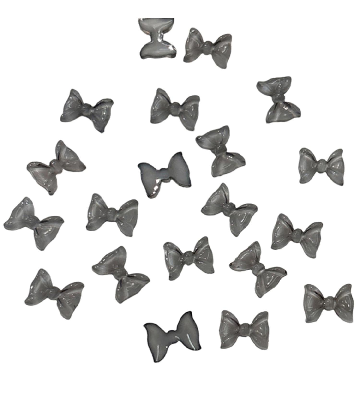 50x Cute Bowknot Nail Resin Nails Art Decorations 3D Nails Art Jewels Supplies For Acrylic Nails 50x 3d Nails Art Bowknot Nail Nails Decoration Jewels Supplies knight black - Buy Online on GoSupps.com