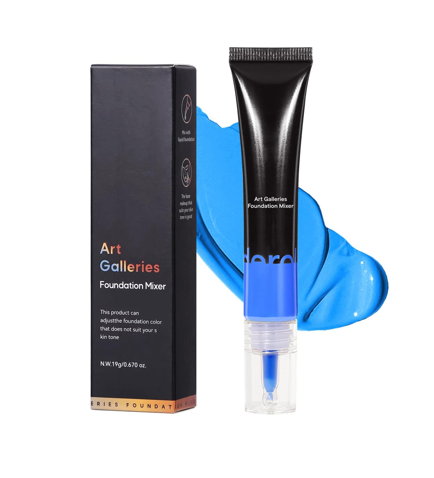 DAGEDA Foundation Mixing Pigment 0.67oz - Sweat-Proof & Long Lasting Liquid Foundation Shade Adjuster in Blue - Buy Online on GoSupps.com
