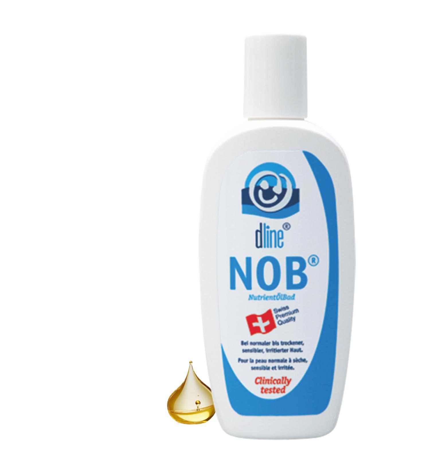 DLINE Nob-NutrienLadbad Bater l | 200ml Lipid-Rich Oil Bath Additive | Wellness for Dry Skin with Panthenol & Natural Oils - Buy Online on GoSupps.com