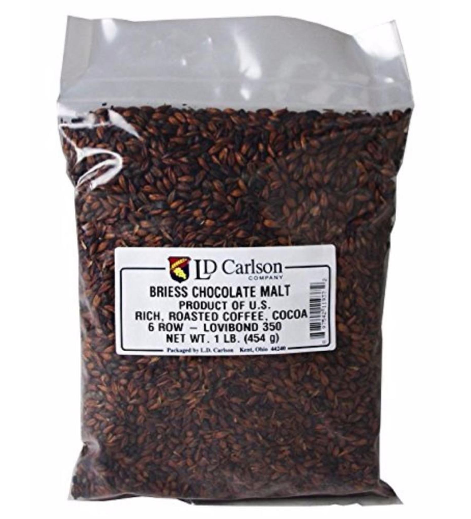Briess BJ-5U8M-8RRM Chocolate Malt 1 lb, Brown