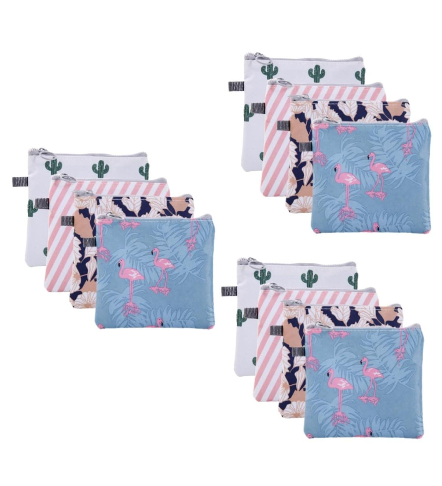Shop Gleavi 12 Pcs Storage Bags for Women's Bandages & Sanitary Organizers - Travel Accessories & Toiletry Pockets - Buy Online on GoSupps.com