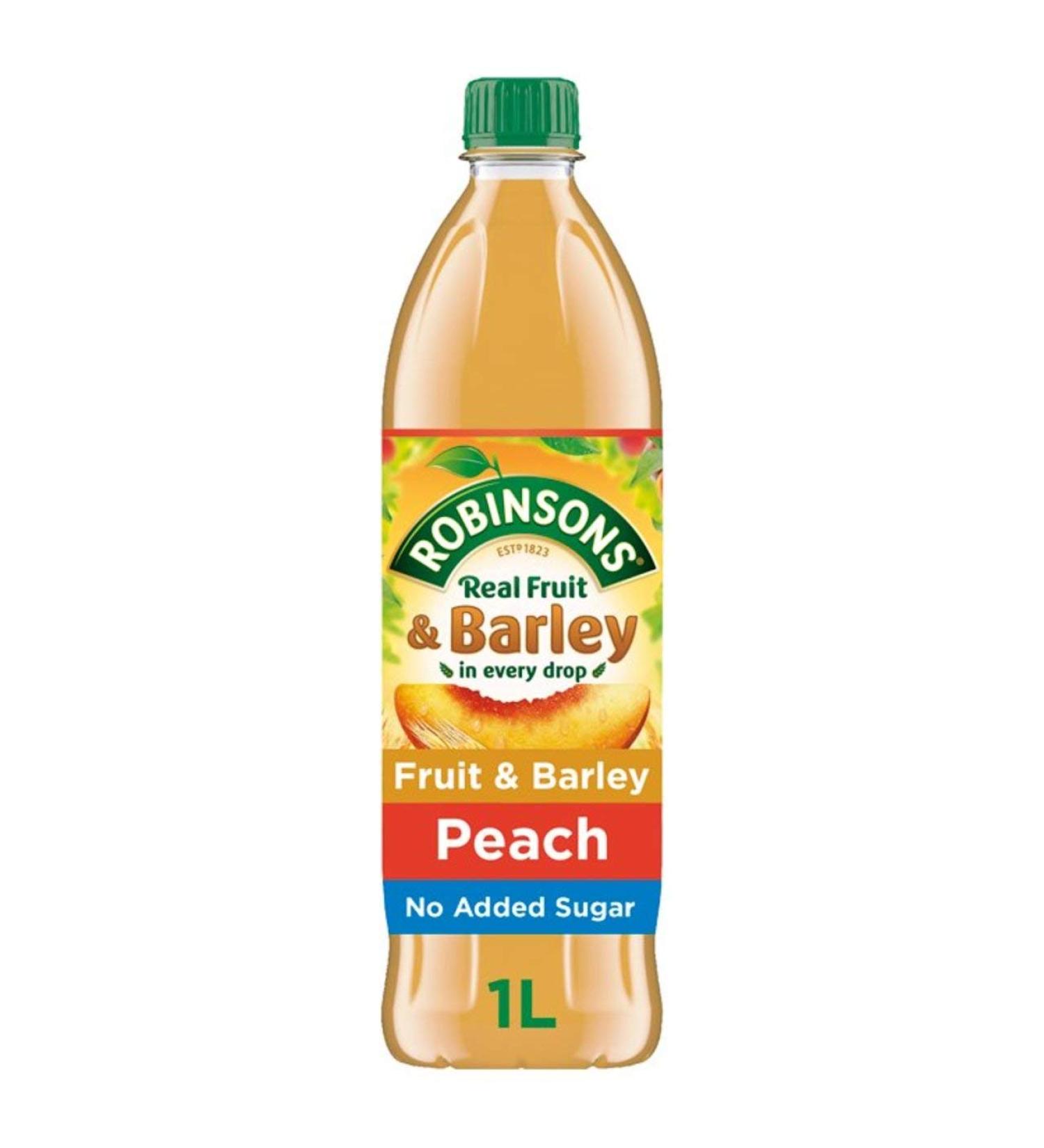 Robinsons Robinsons Sugar without adding to peach and barley fruit 1 litre