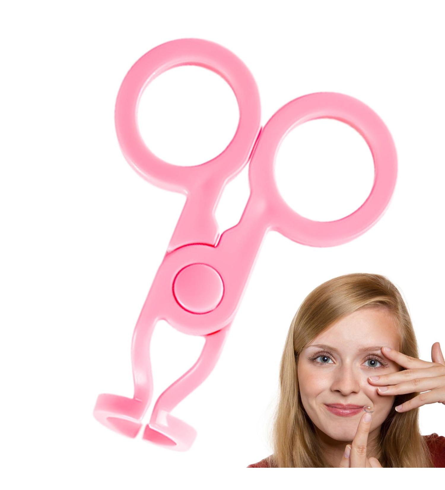 TOSIER Wear Lens Aids - Lens Eyelid Stretcher | Lens Eyelid WearingTool Stretcher Hassle-Free Insertion Tool-Leak Proof Tool& Lens Remover Tool for Lenses Pink - Buy Online on GoSupps.com