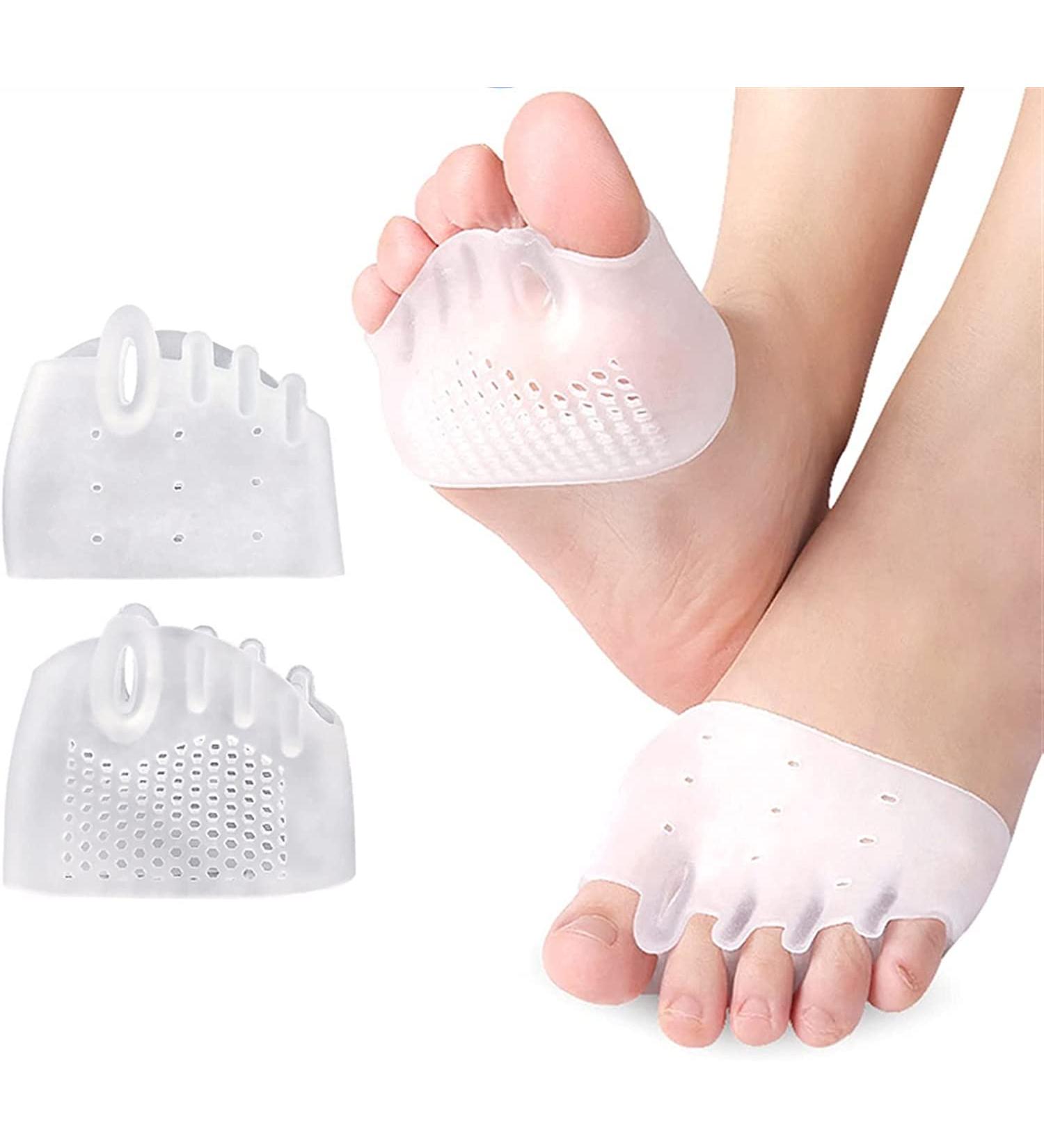 Buy Wlype Silicone Toe Spreader - Hallux Valgus Correction & Forefoot Cushion - 1 Pair for Perfect Pedicure - Buy Online on GoSupps.com