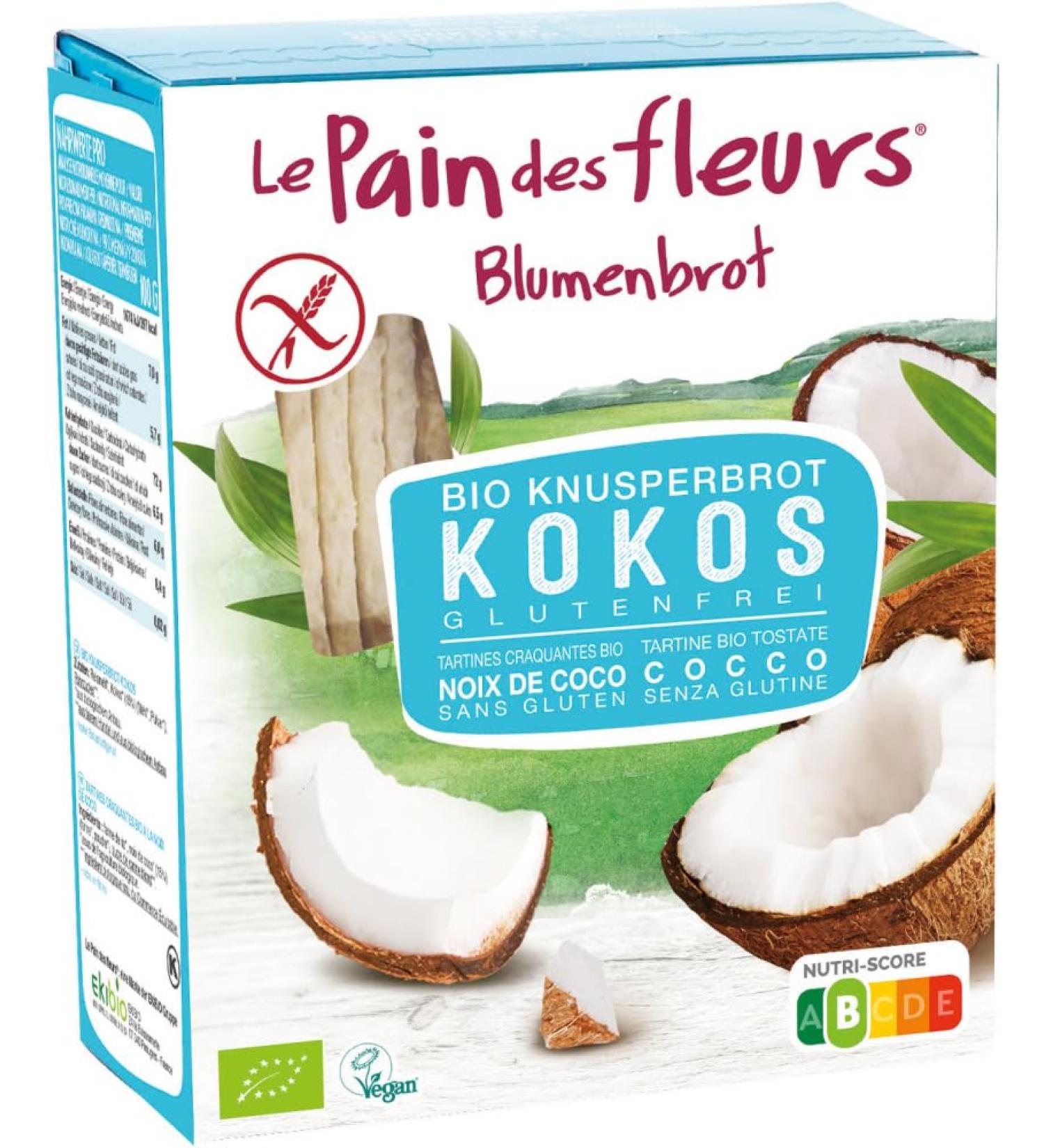 Blumenbrot Blumenbrot Organic coconut crispy bread (2 x 150g)