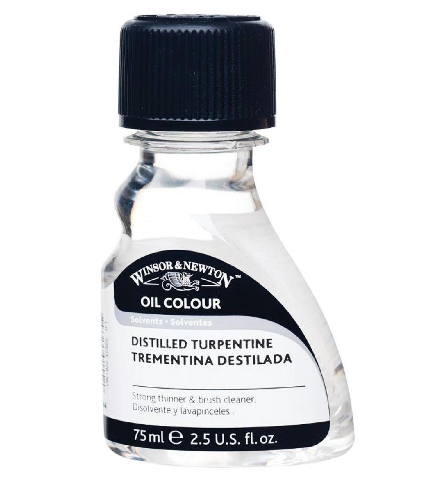 Winsor & Newton Oil & Alkyd Solvents English distilled turpentine 75 ml