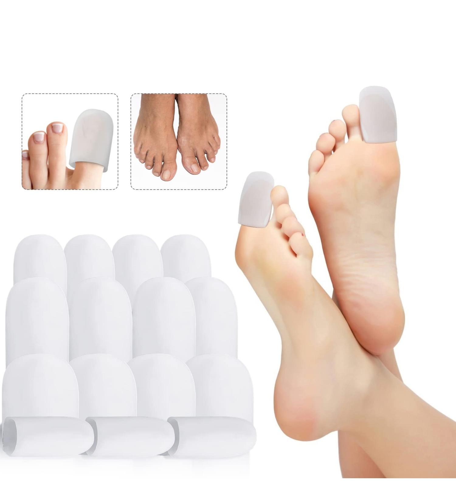 12 PCS Soft Gel Toe Protector for Toe Pain Relief - Silicone Toe Caps for Running and Walking - Toe Guards for Men and Women - Buy Online on GoSupps.com