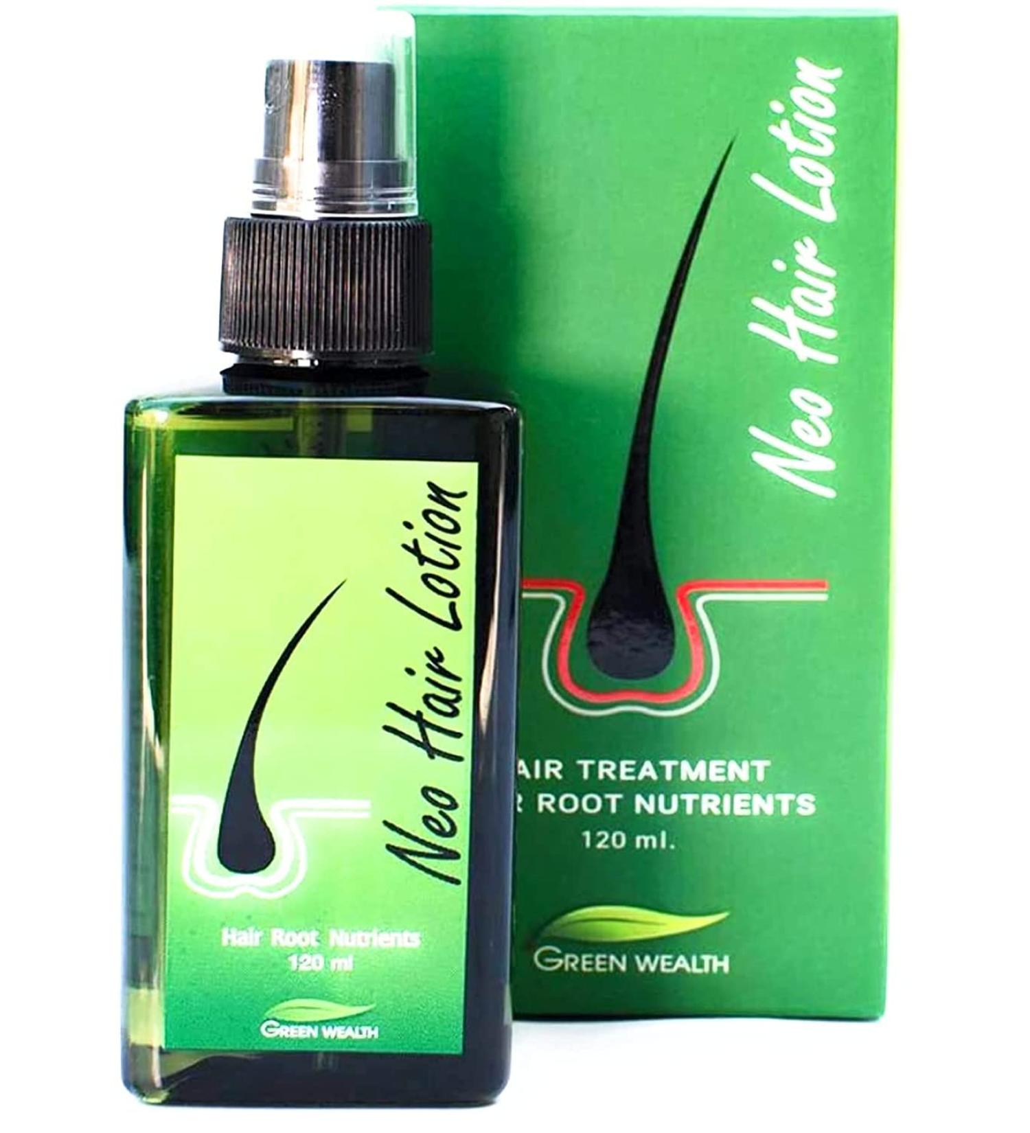 Neo Hair Lotion 120ml - Hair Treatment with Root Nutrients | Green Wealth | Shop Internationally at addTOchart - Buy Online on GoSupps.com