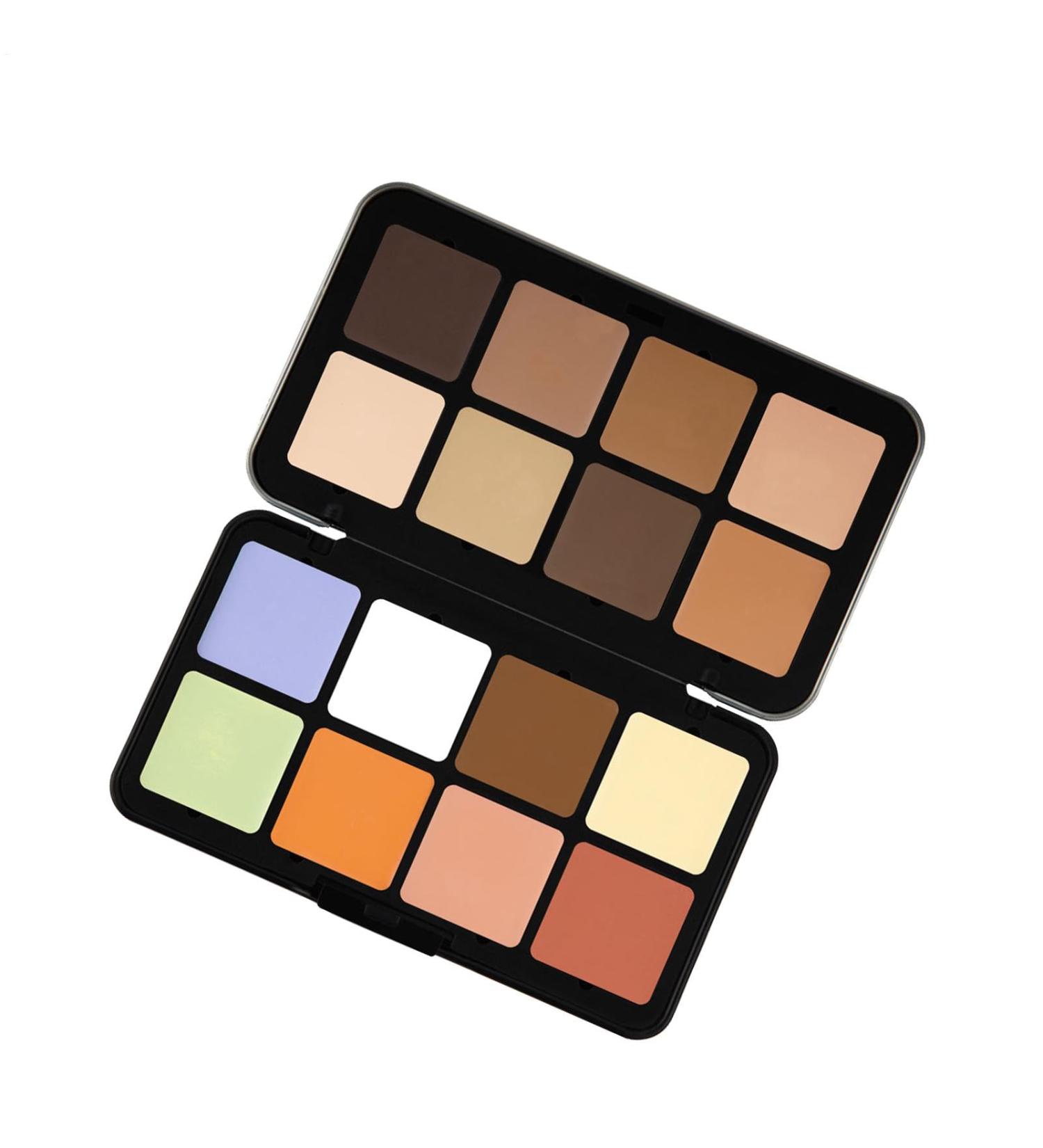 Conture Makeup Palette Concealer Palette Beauty Palette 16 Color Contour Cream Makeup Palette Lightweight Multi Palette for Contours Sculpt Highlighting - Buy Online on GoSupps.com