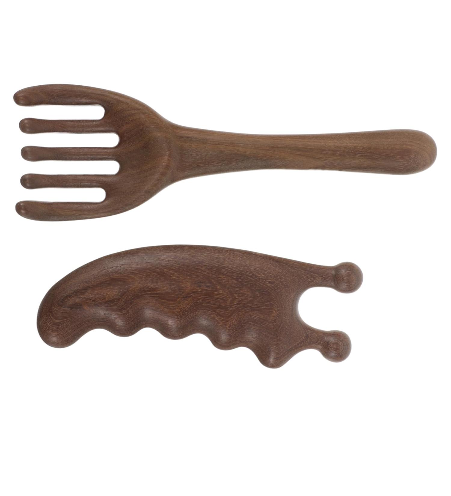SHERCHPRY 2 pi ces Peigne de Massage Bois de Santal Peigne de Massage Portable pour Visage et Accessoire de Soins Capillaires et Relaxation Quotidienne - Buy Online on GoSupps.com