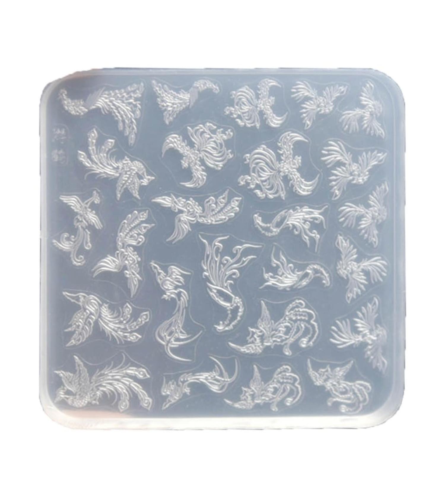 Beautiful Nail Art Silicone Mold Assort Designs Nail Art Tools Carving Mold for Manicure Professional Nailing Accessory 3 - Buy Online on GoSupps.com