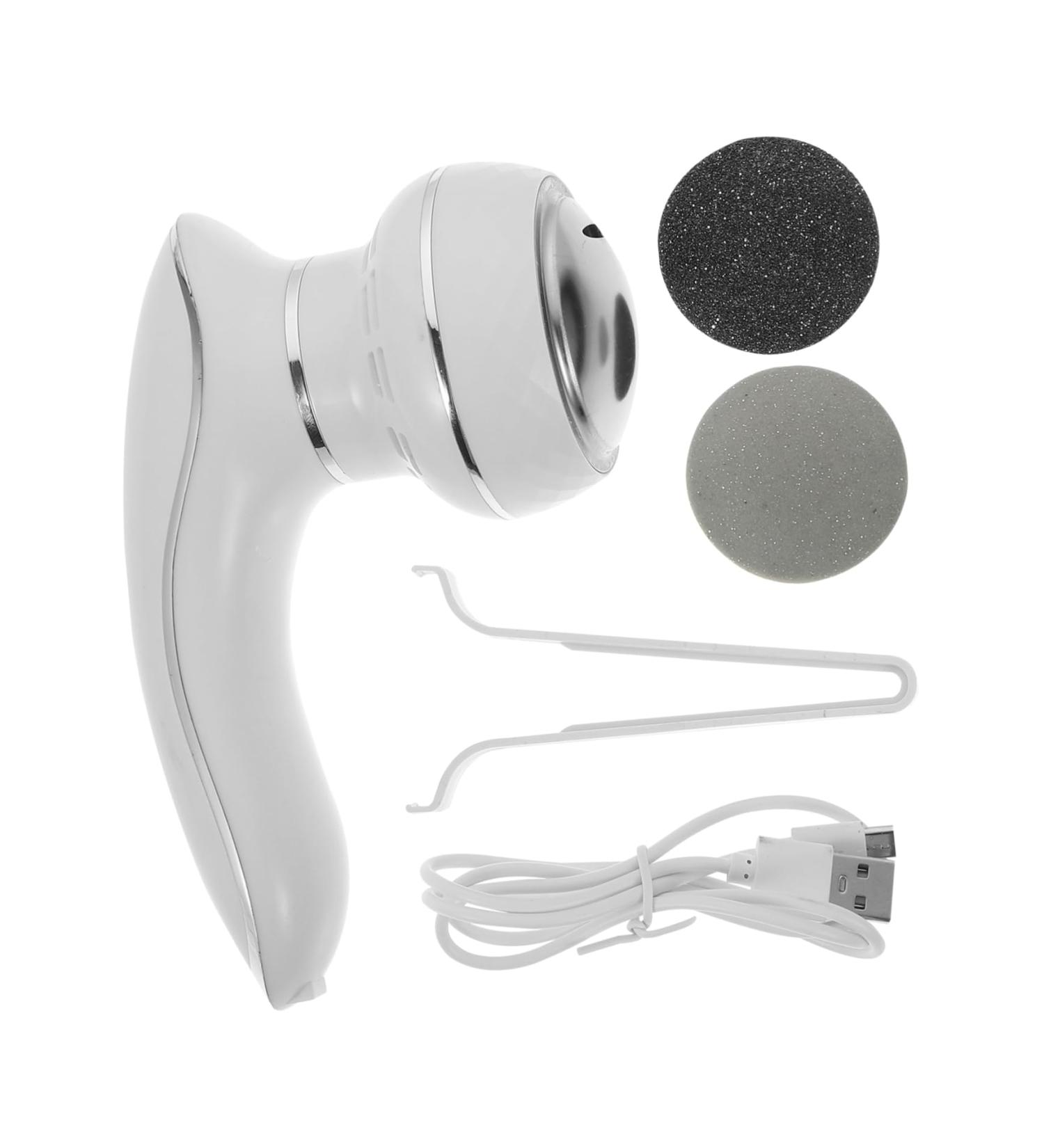 Healeved 1set Electric Foot Foot Hard Skin Scrubber Remover for Feet Remover for Foot Heel Remover Electrical Tools Electric Abs Scraper White Charging Mode - Buy Online on GoSupps.com