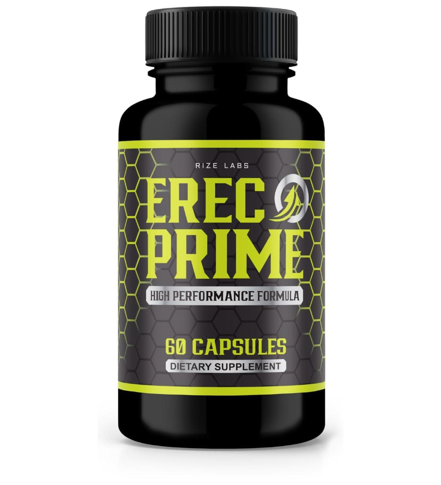 Erec Prime Pills for Men - All-Natural High Performance Formula | Boost Peak Performance & Health | ErecPrime24 Official Reviews (60 Capsules - Buy Online on GoSupps.com