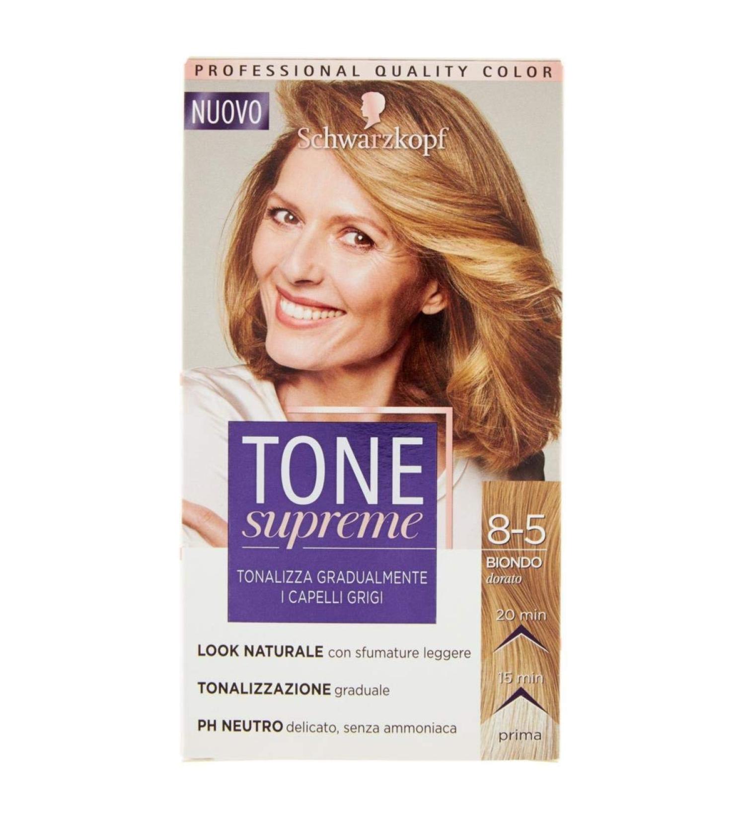 Schwarzkopf Tone supreme - Hair dayer n.8-5 Golden Blond