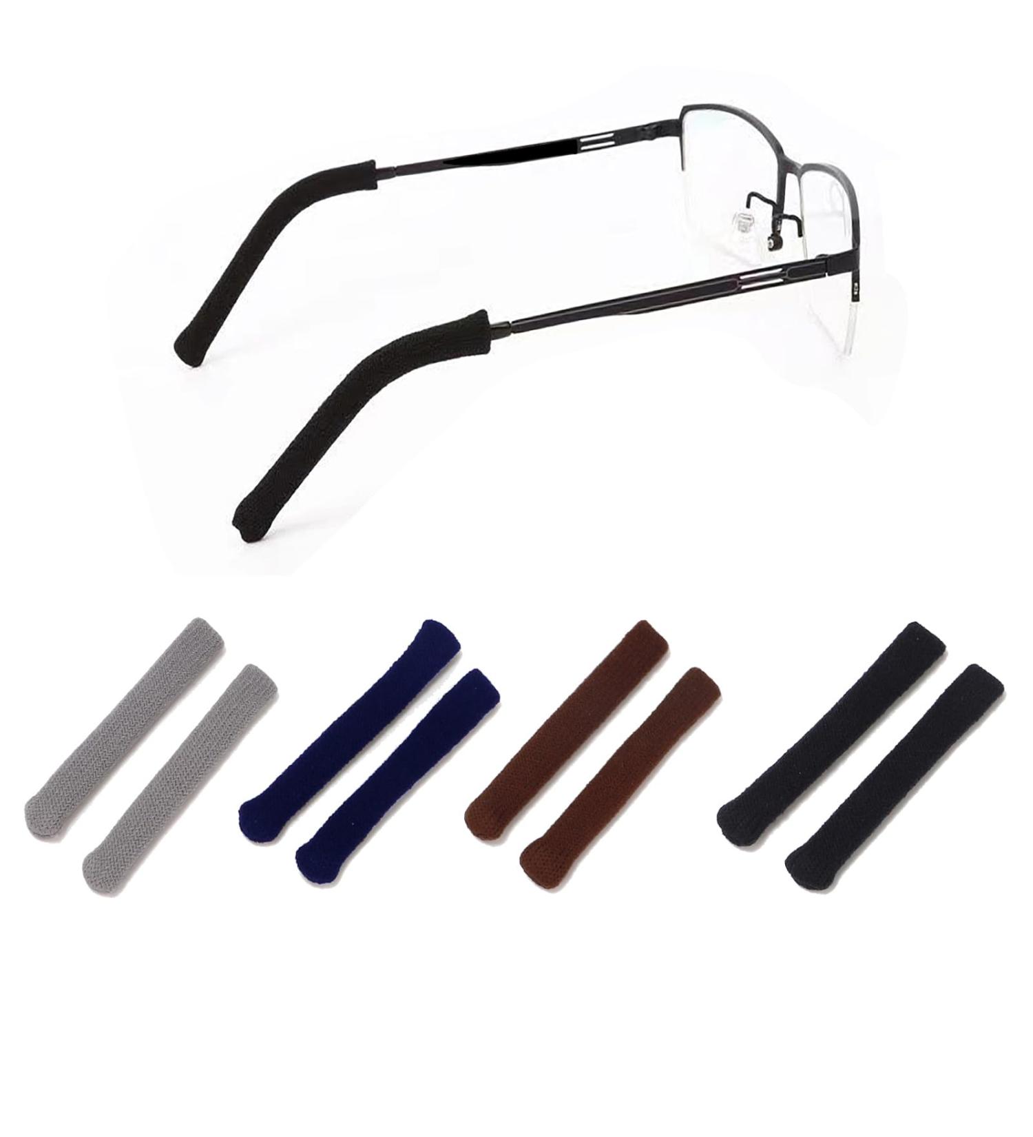 Shop Lertreuk 4 Couple Knit Glasses Arm Covers | Anti-Slip Temple Tips & Retainers for Sunglasses & Reading Glasses - Buy Online on GoSupps.com