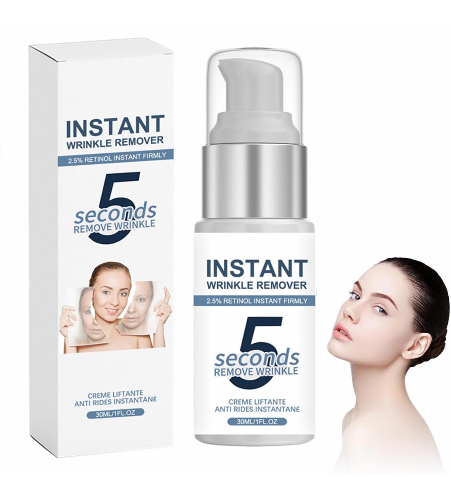  Rakiuty 5 Second Anti-Wrinkle Cream Retinol Face Collagen Cream Instant Anti-Wrinkle Cream Rapid Wrinkle Repair Cream 30 ml - Buy Online on GoSupps.com