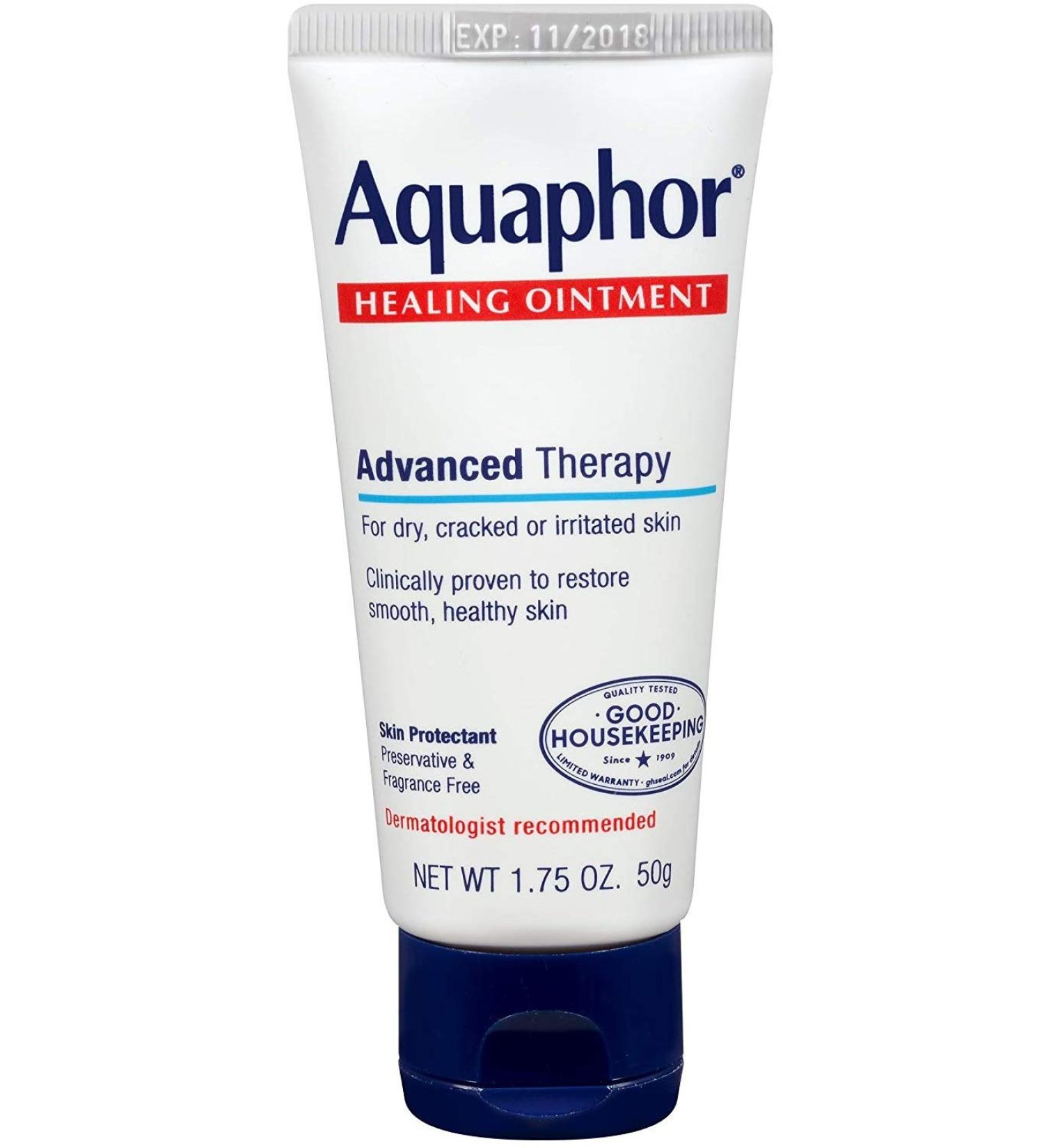 Aquaphor Healing Ointment - Protectant for Cracked Skin - Hands Heels Elbows Lips 1.75 oz 3 Pack