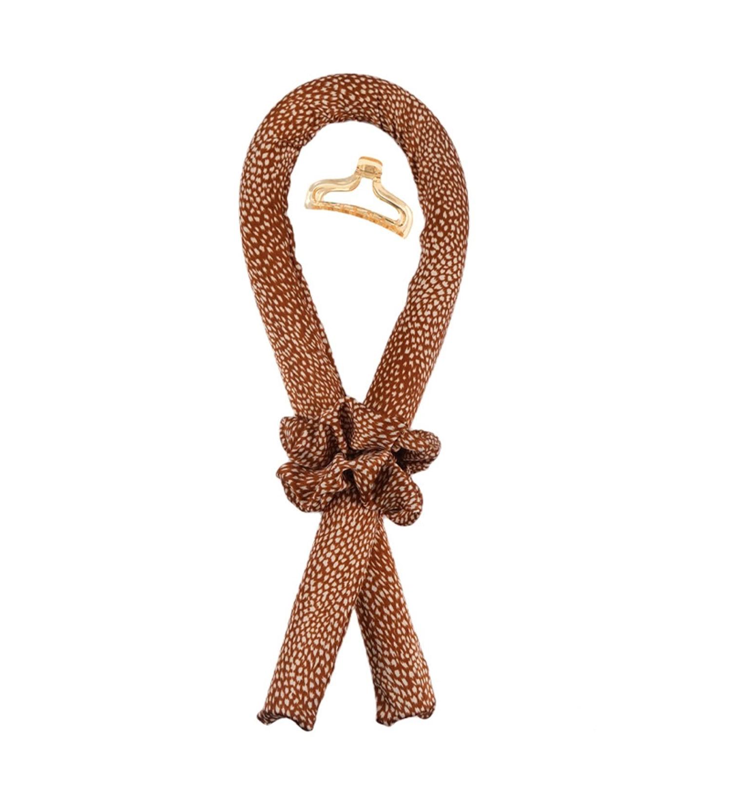 HMMJ Women Heatless Curling Rod Headband No Heat Curl Silk Ribbon with Hair Clips and Scrunchie Sleeping Hair Rollers DIY Hair Styling Tools Kit for Soft Headband Wave Formers Hair Curlers 3 - Buy Online on GoSupps.com