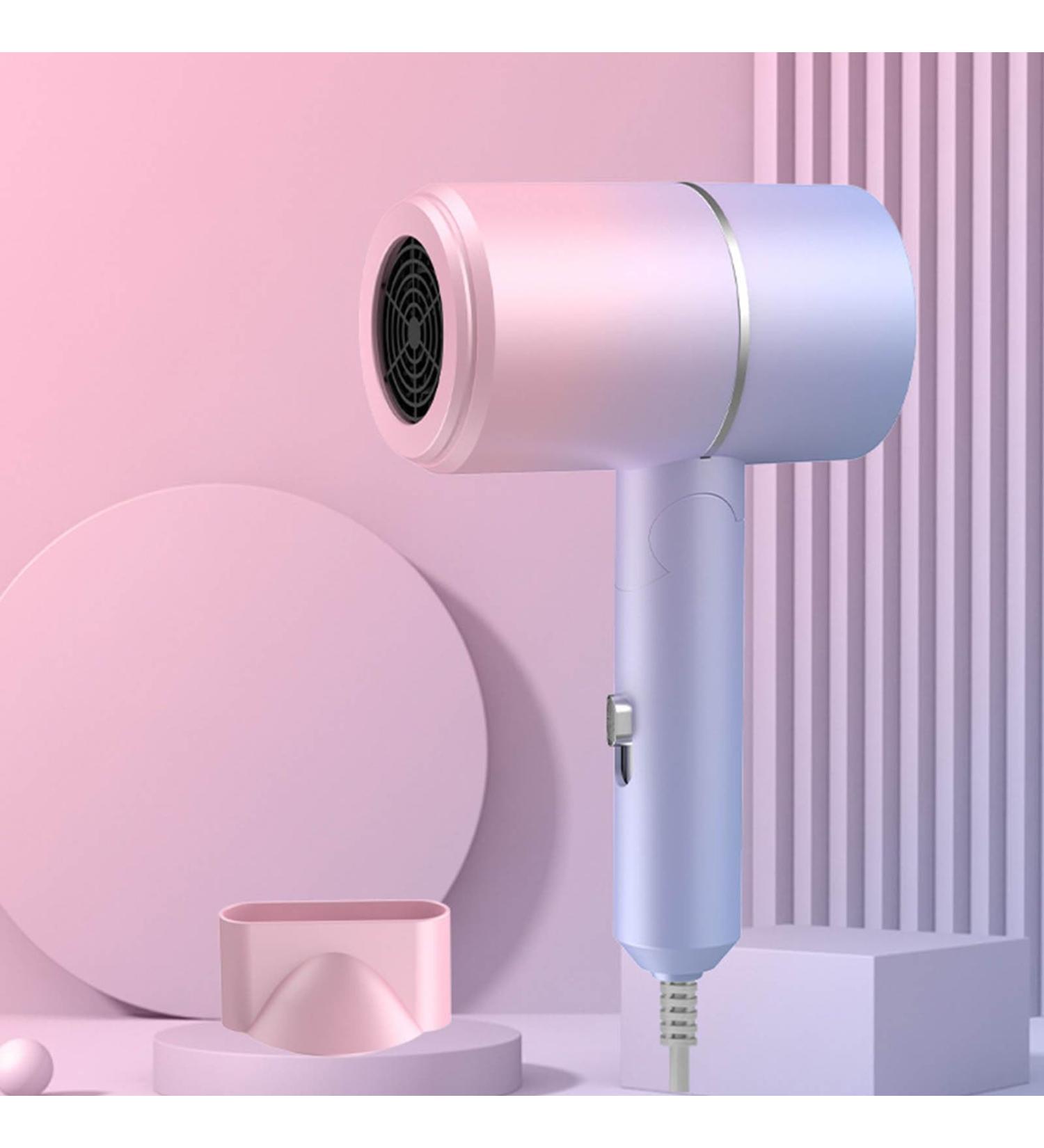 Ionic Hair Dryer - Blue Light Hair Care Gradient Hair Dryer Electric Hair Dryer Household Constant Temperature Cold and Hot Silent Hair Dryer - Fashion Lightweight Portable Travel Hairdryer - Buy Online on GoSupps.com