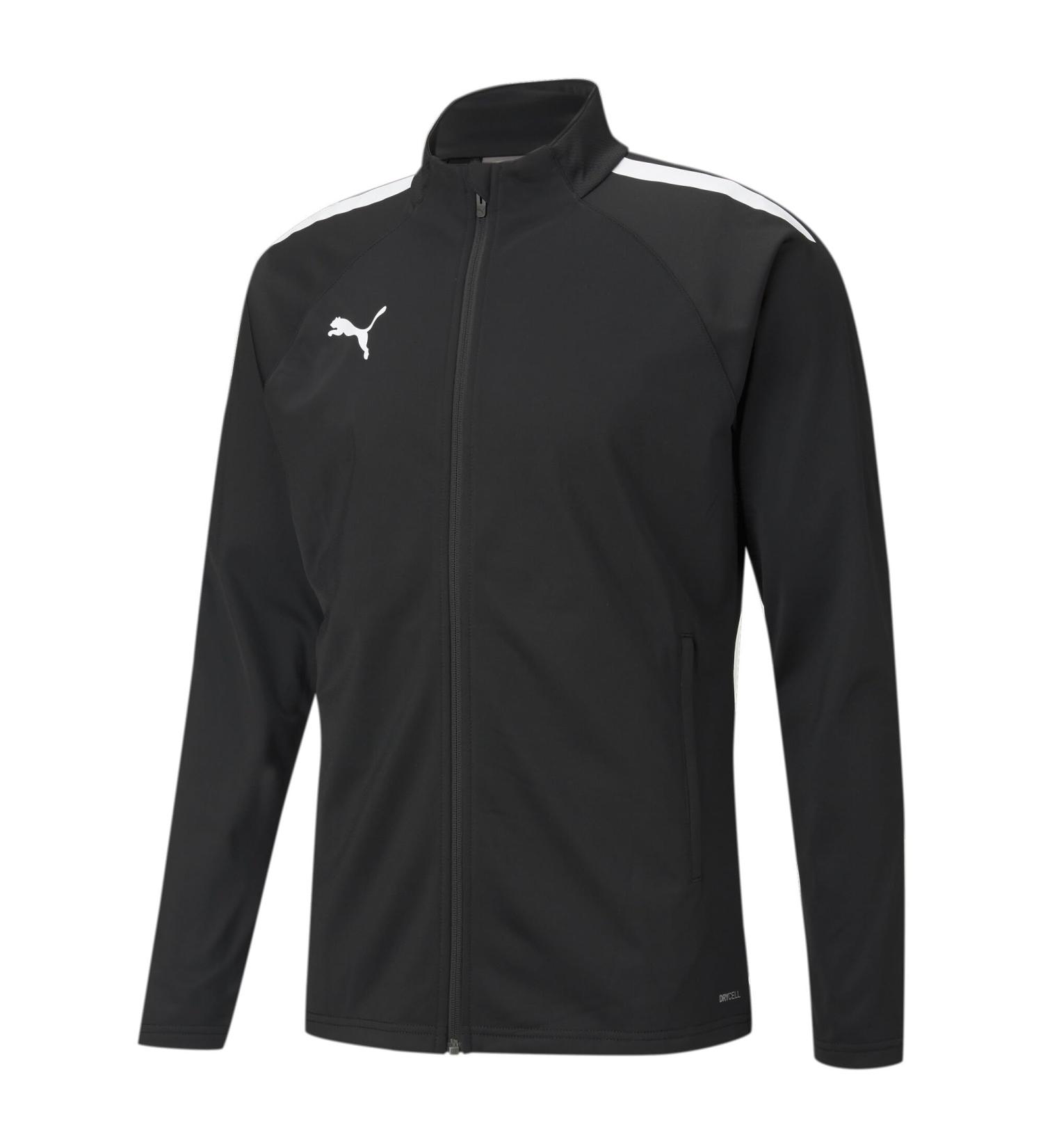 PUMA teamLIGA Training Jacket | Puma Black-Puma White | International Shipping Available - Buy Online on GoSupps.com