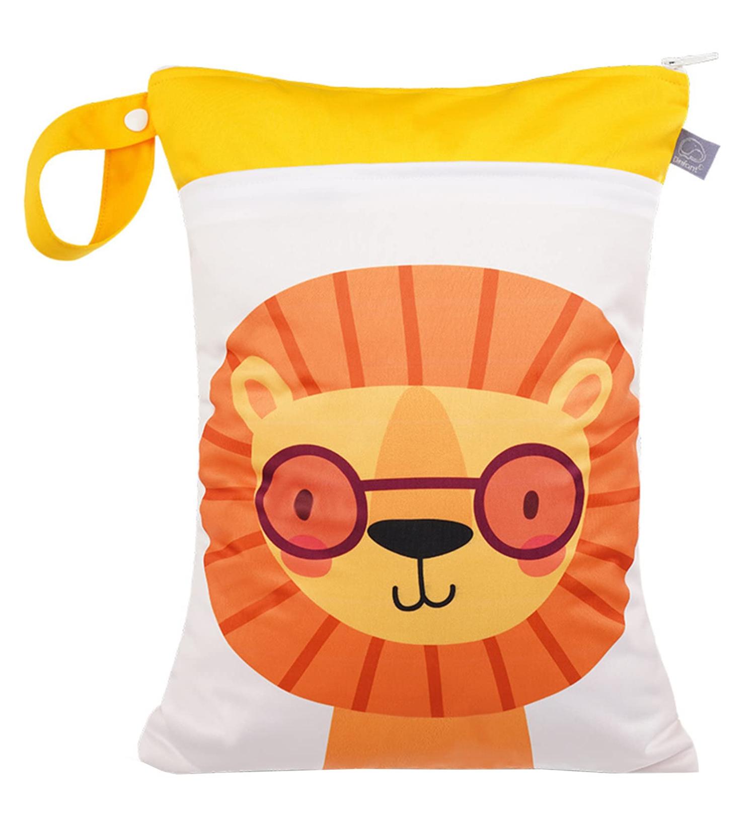 Seaur Naspasche Kita Kindergarten Waterproof Dry Wet Bag - Large Reusable Diaper Organizer for Travel Sport & Pool - 30x40cm - Buy Online on GoSupps.com