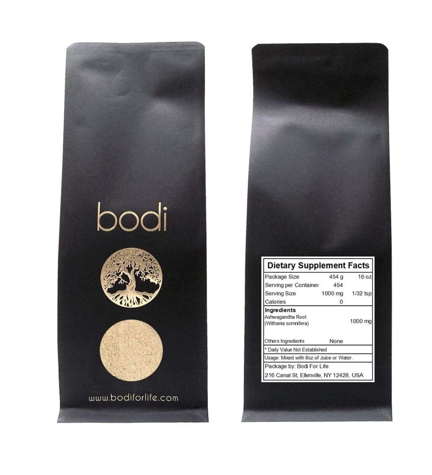 bodi : Ashwagandha Root Powder | 4oz to 5lb | 100% Pure Natural Hand Crafted (1 Lb) 16 Ounce (Pack of 1) - Buy Online on GoSupps.com