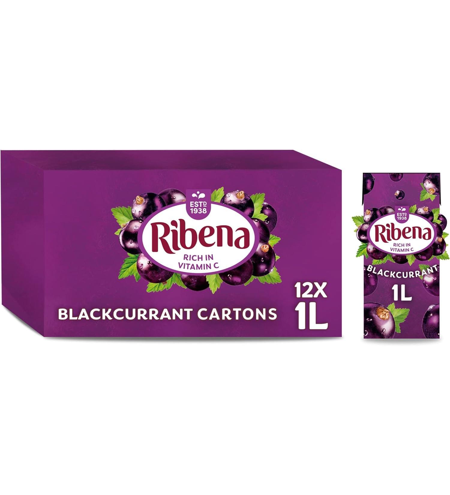 Ribena Blackcurrant Cartons 1L (48)