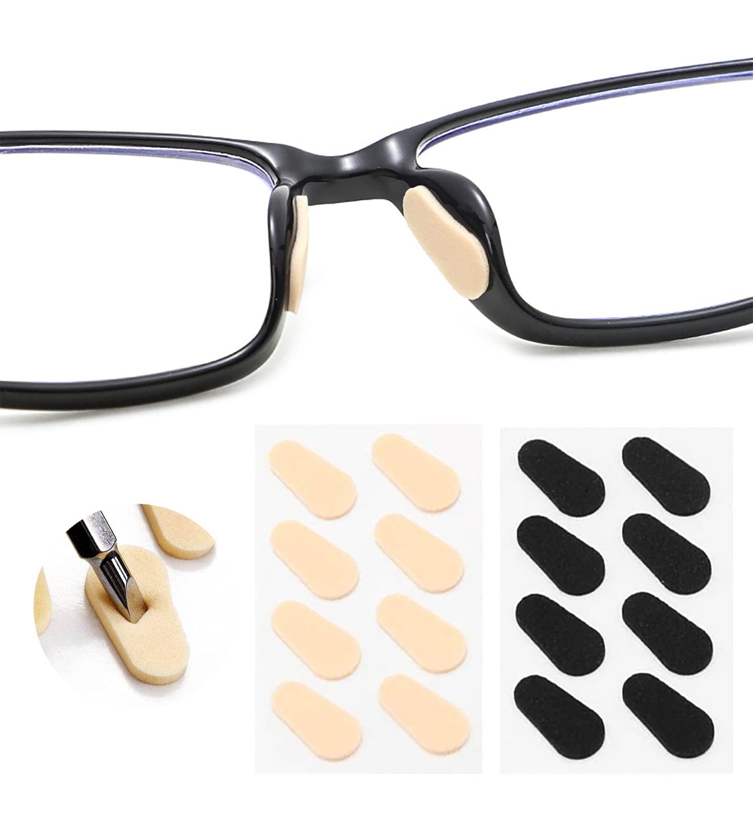 8 Pairs Glasses Nose Pads Water Drop Shape Adhesive Anti Slip Nose Pads Relieve Pressure Soft Foam Nose Pads for Eyeglasses and Sunglasses - Buy Online on GoSupps.com
